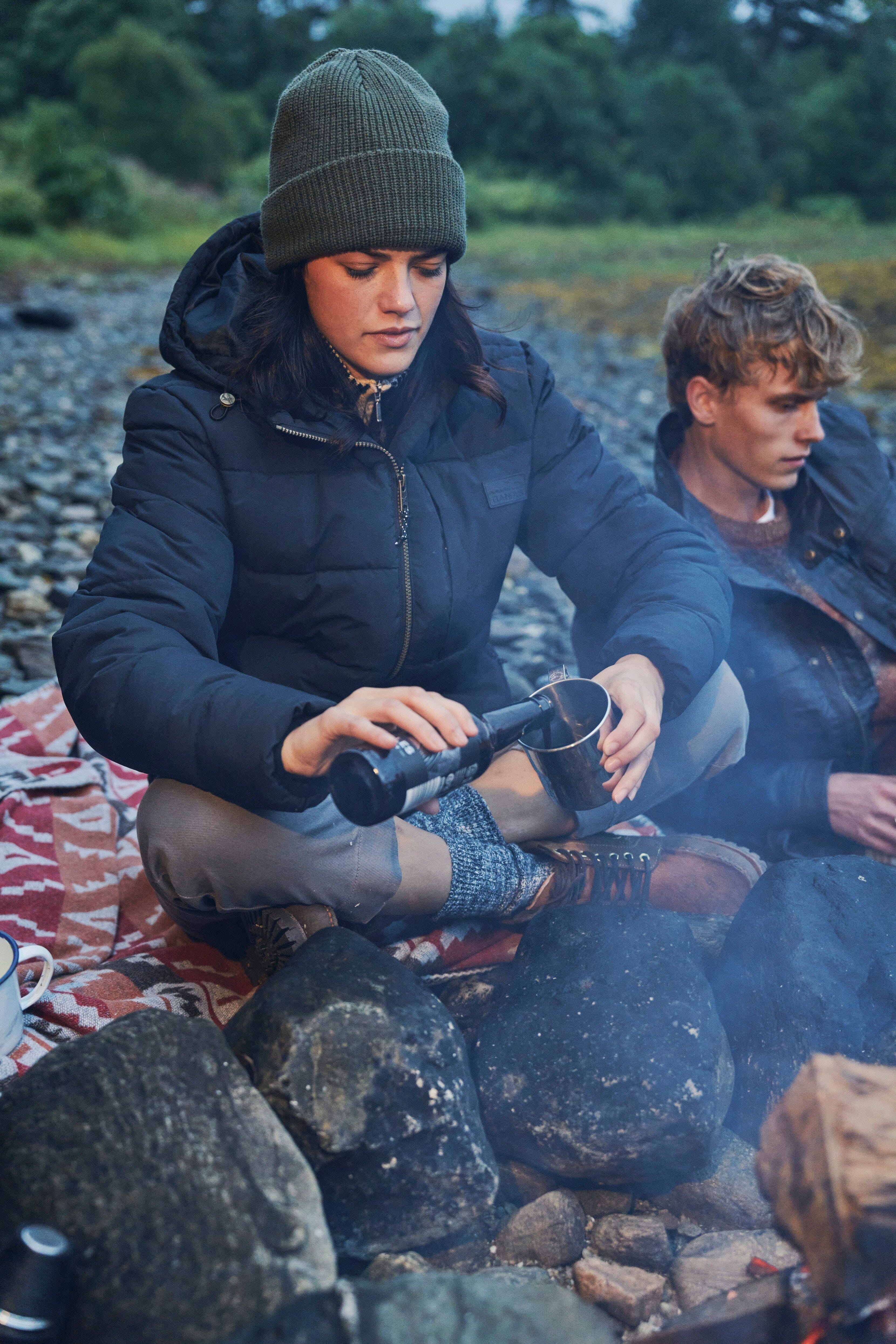 Black Berland Puffer Jacket Outerwear- Gandys