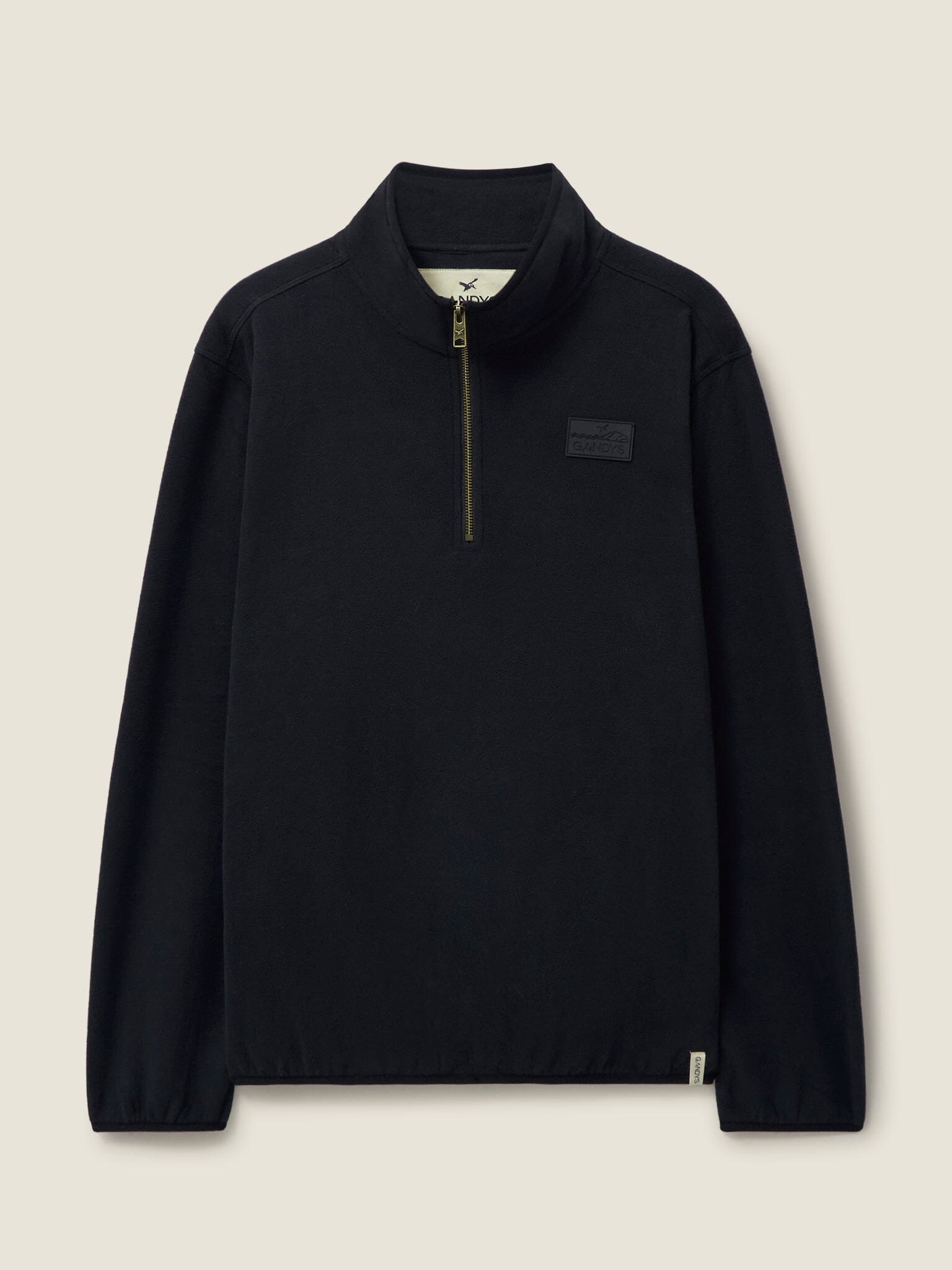 Black Nevis 1/4 Zip Lightweight Fleece Layering- Gandys