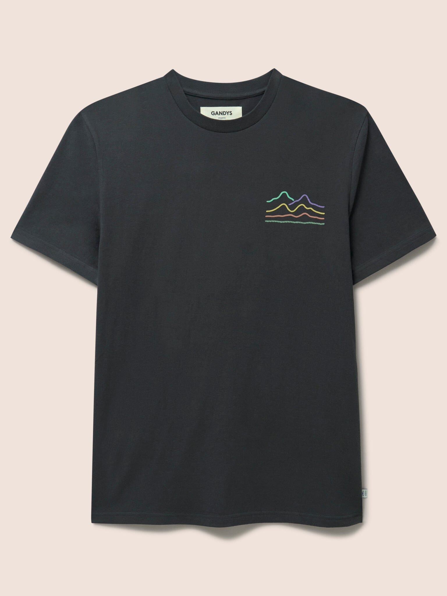 Classic Organic Cotton T-Shirt in Gandys in Rope Print T-Shirts- Gandys