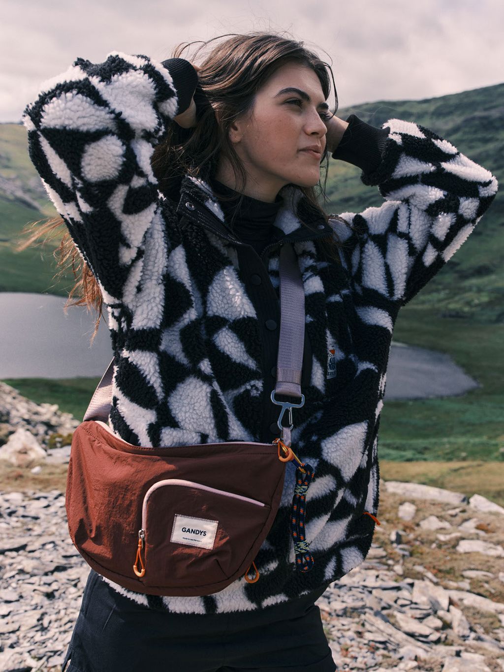 Ecuador Recycled Nylon Sling bag Bags- Gandys