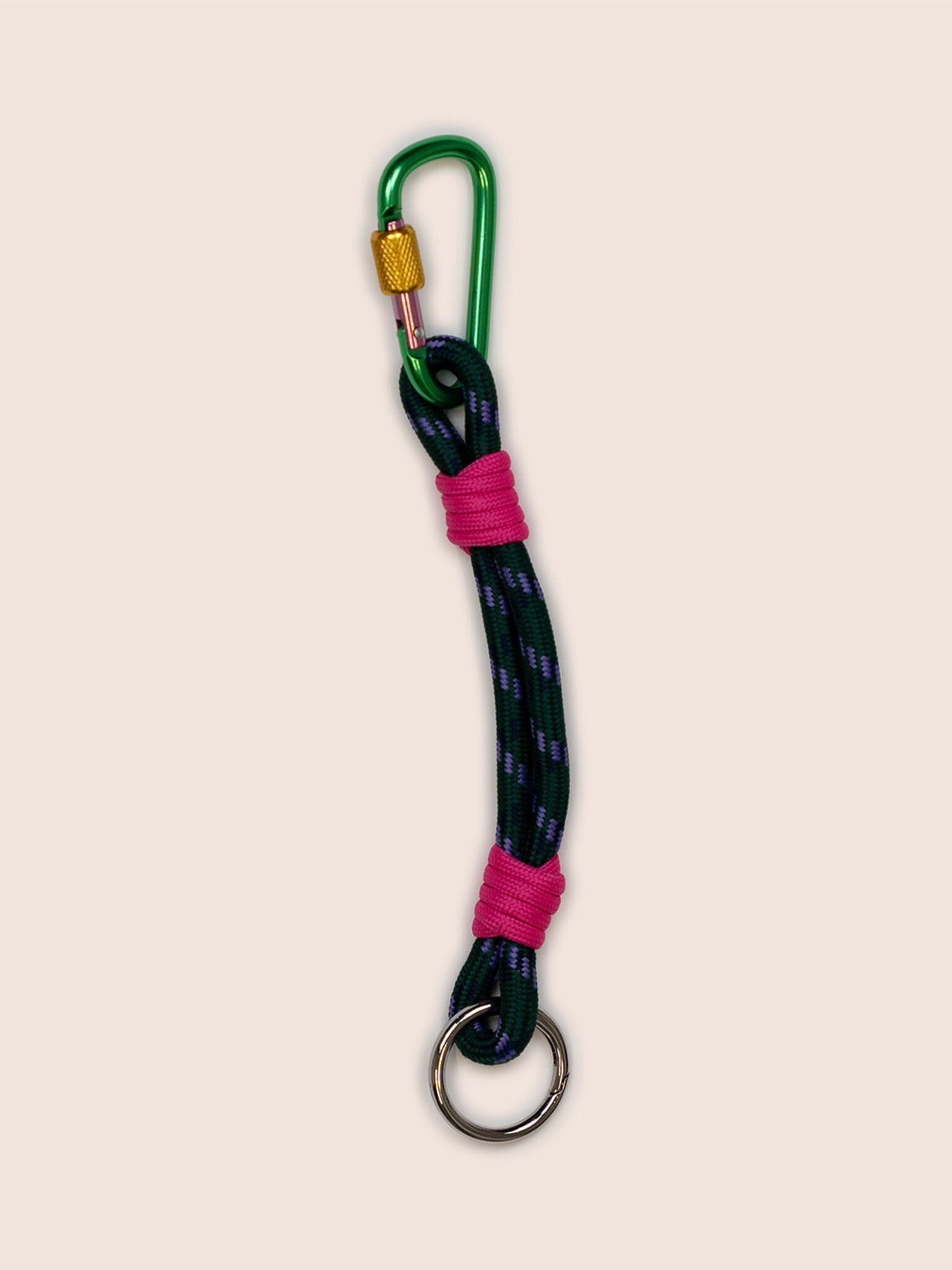 Gandys Rope Keyring in Green Accessories- Gandys