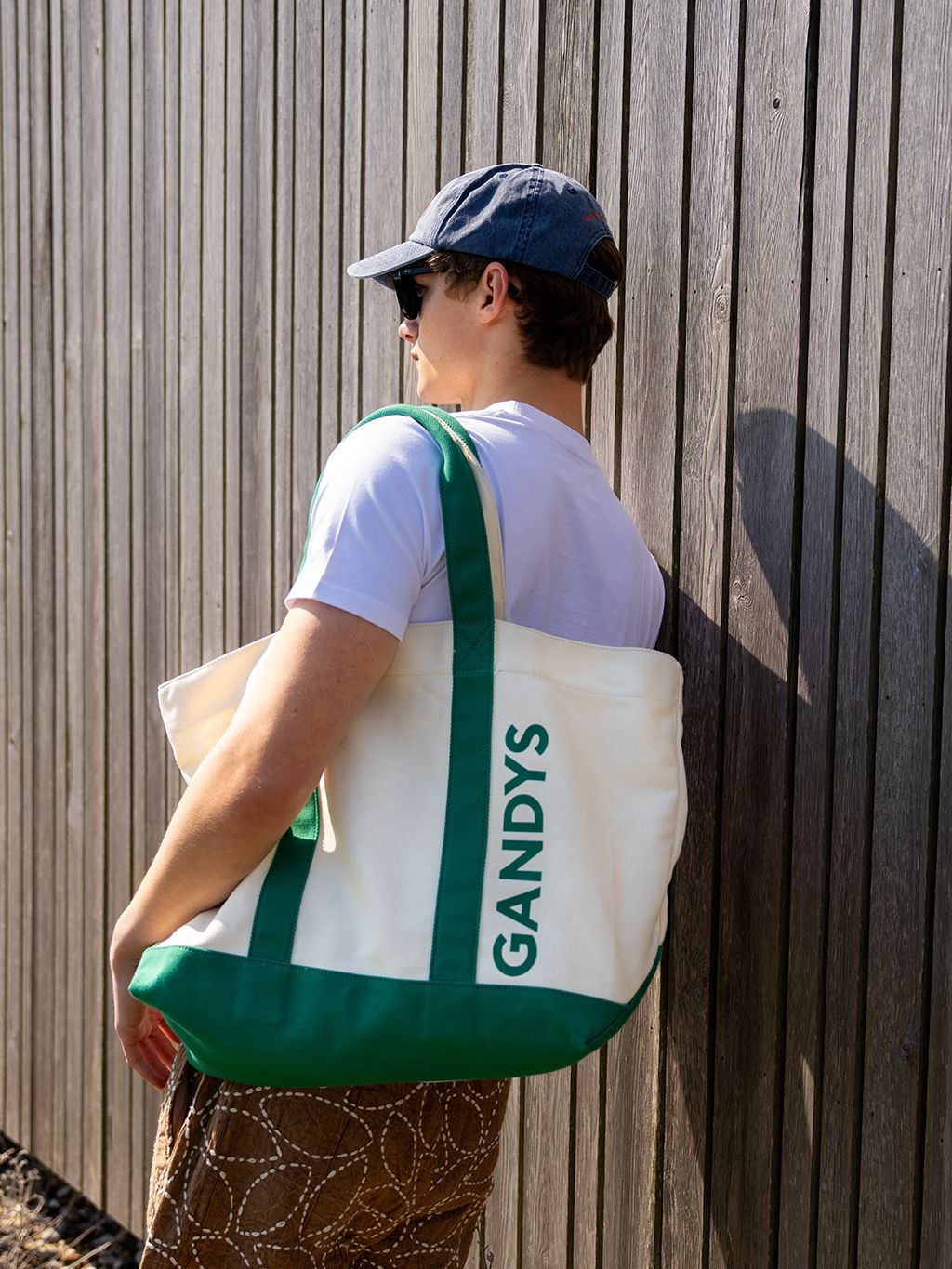 Green Rio Cotton Beach Tote Bags- Gandys