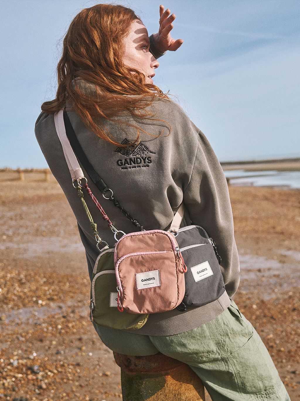 Grey Mountain 1/4 Zip Sweater Layering- Gandys