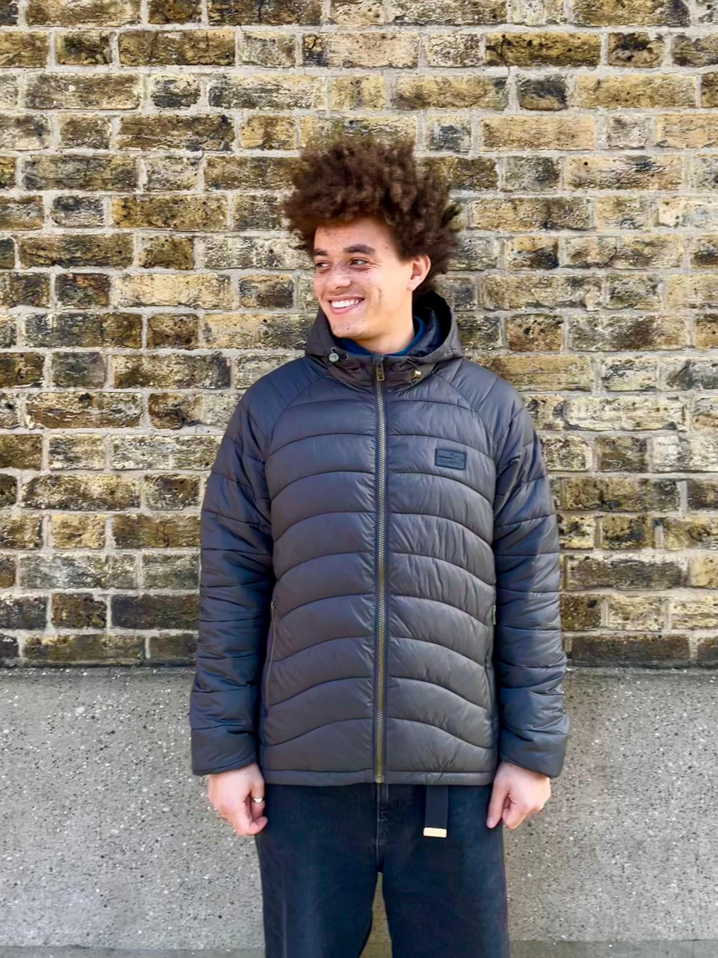 Grey Raknes Water-Resistant Insulated Jacket Outerwear- Gandys