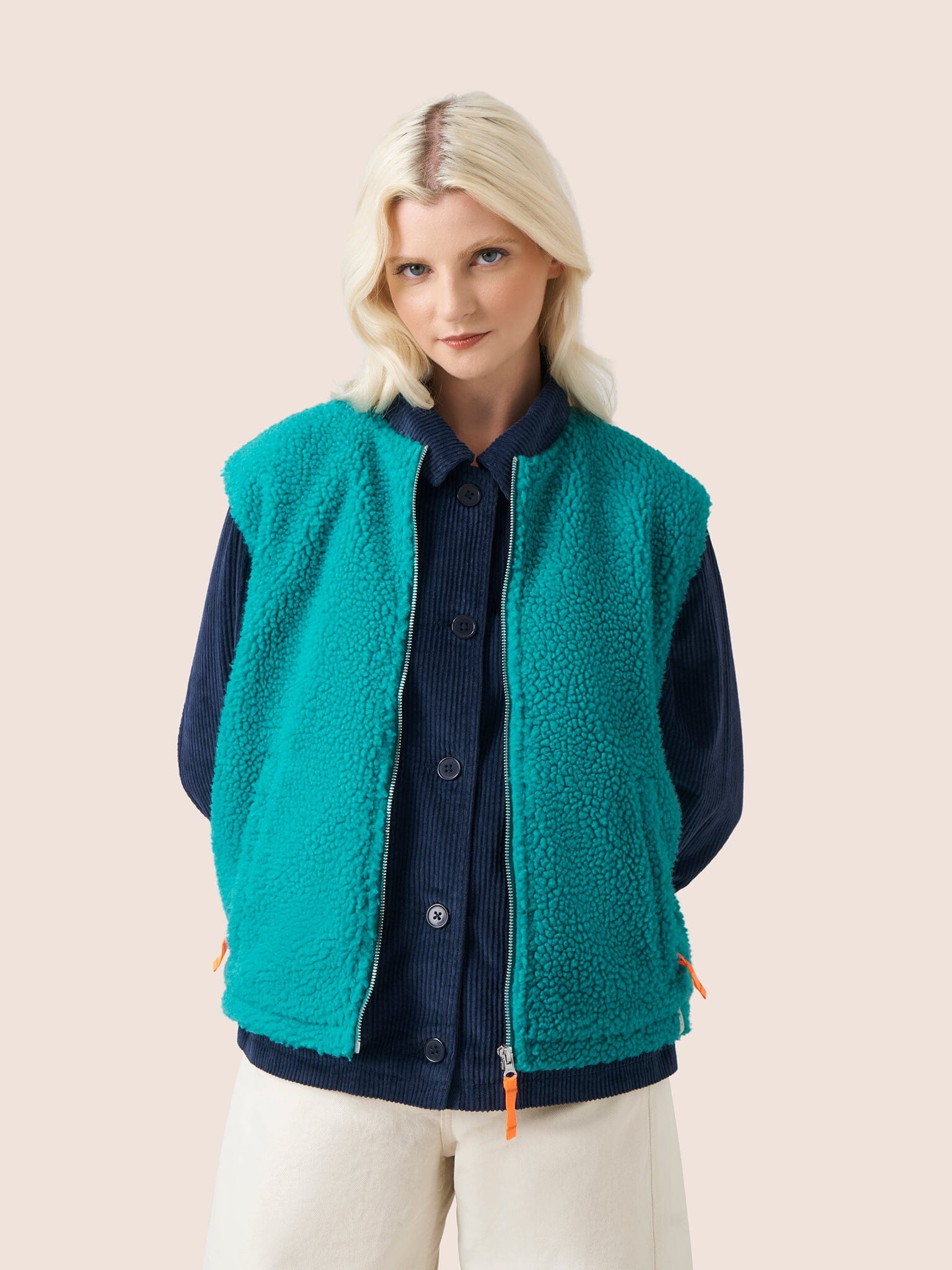 Harlem Fleece Gilet Layering- Gandys