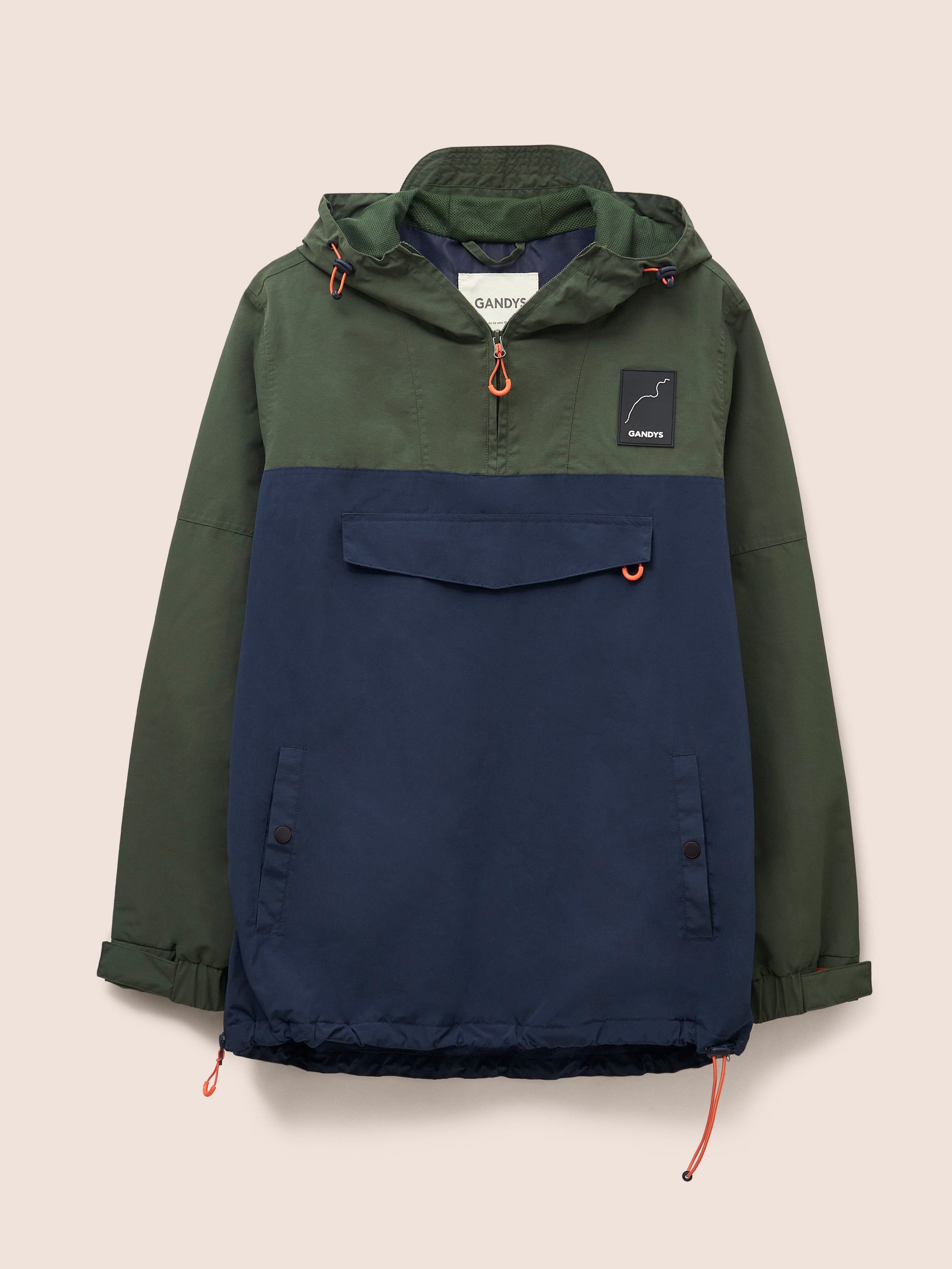 Kepler Fleece Lined Overhead Jacket in Khaki