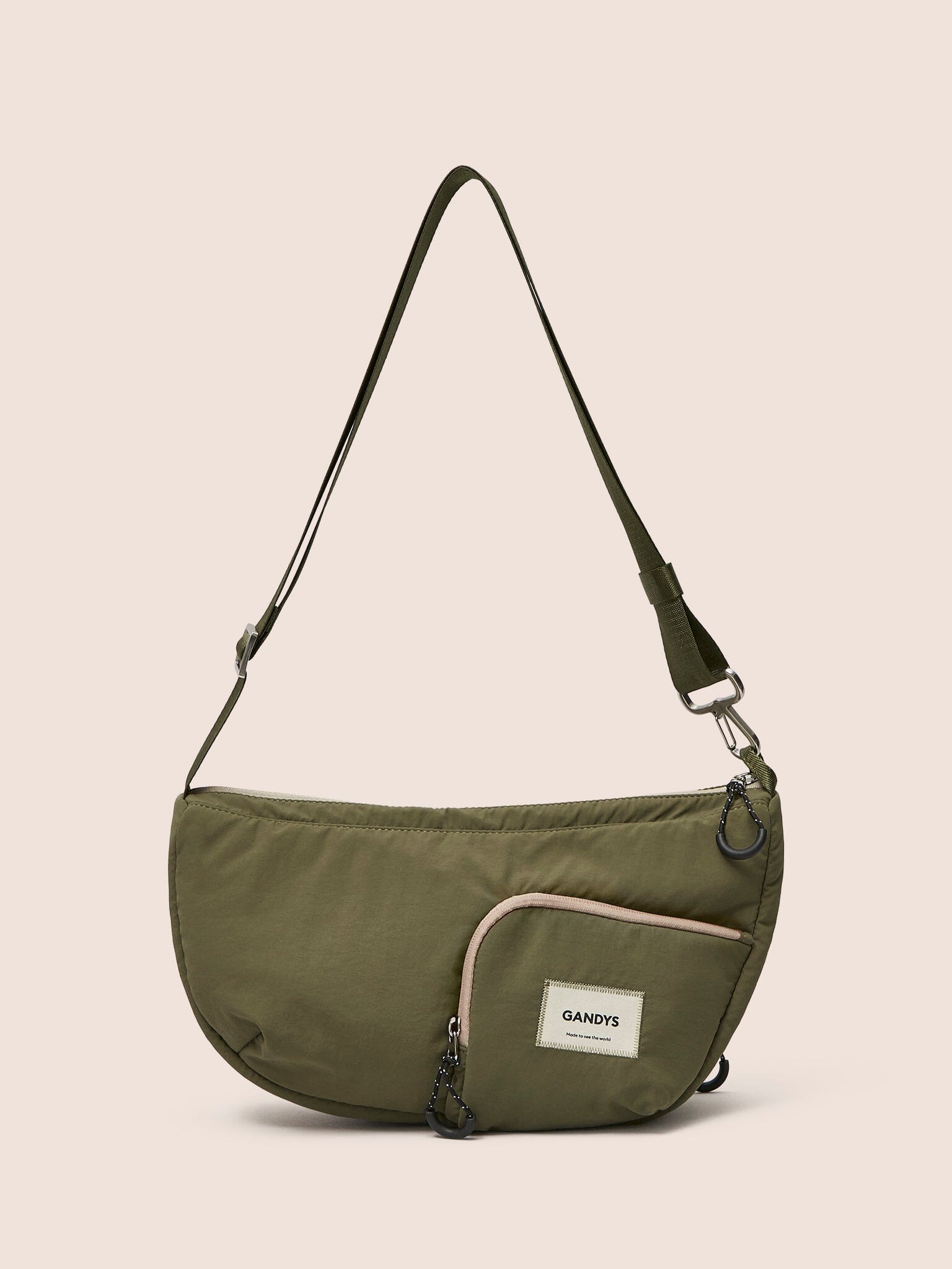 Khaki Ecuador Sling Bag Bags- Gandys
