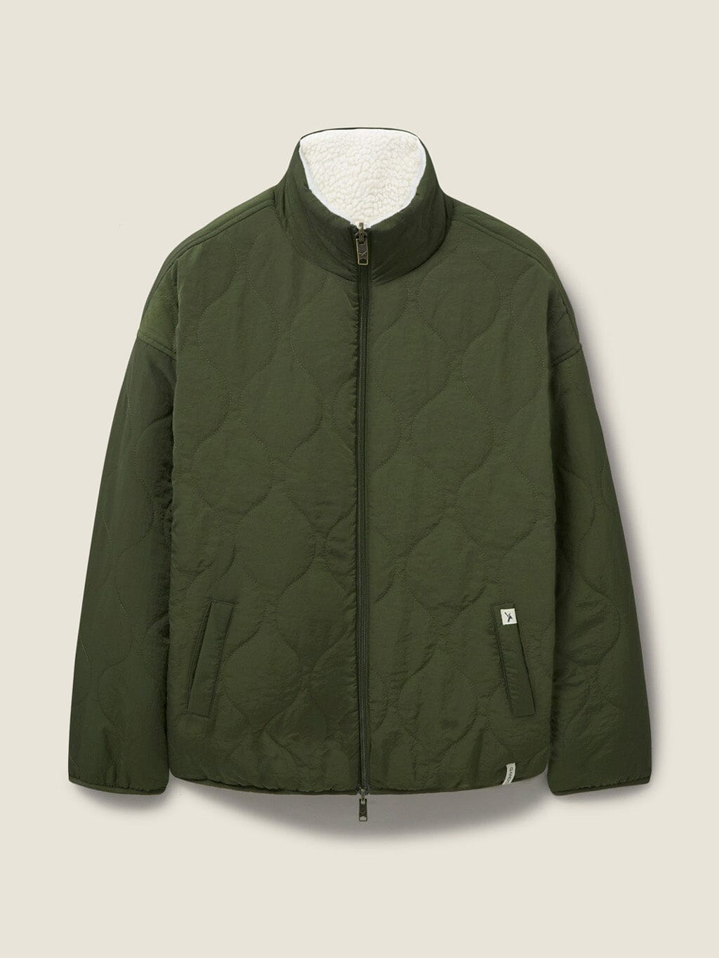 Khaki Lofthus Reversible Jacket Outerwear- Gandys