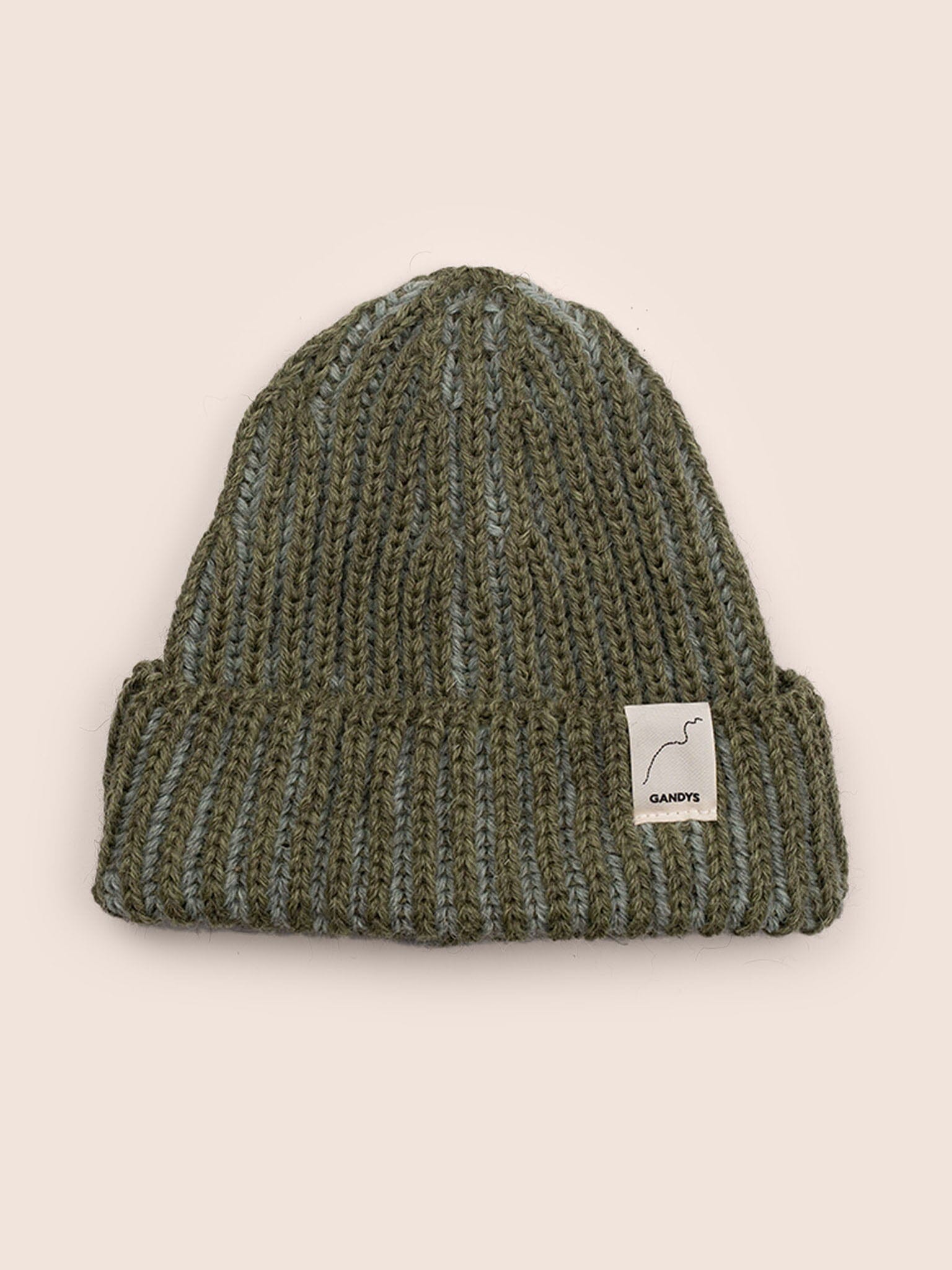 Lomond Made in England Wool Beanie in Green Accessories- Gandys