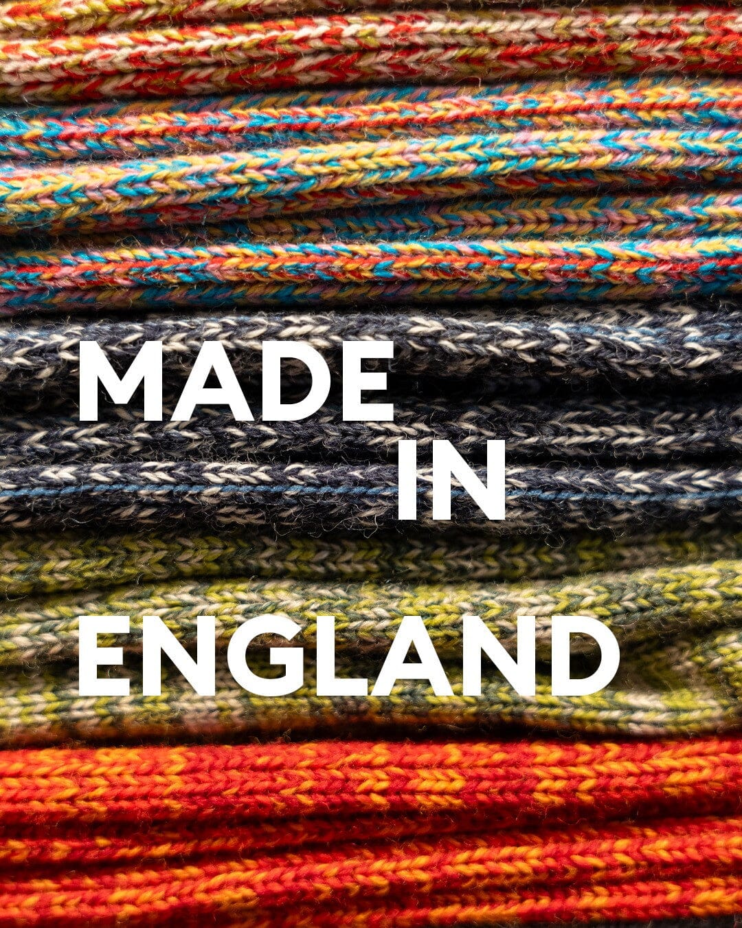 Made in England Wool Socks in Red Accessories- Gandys