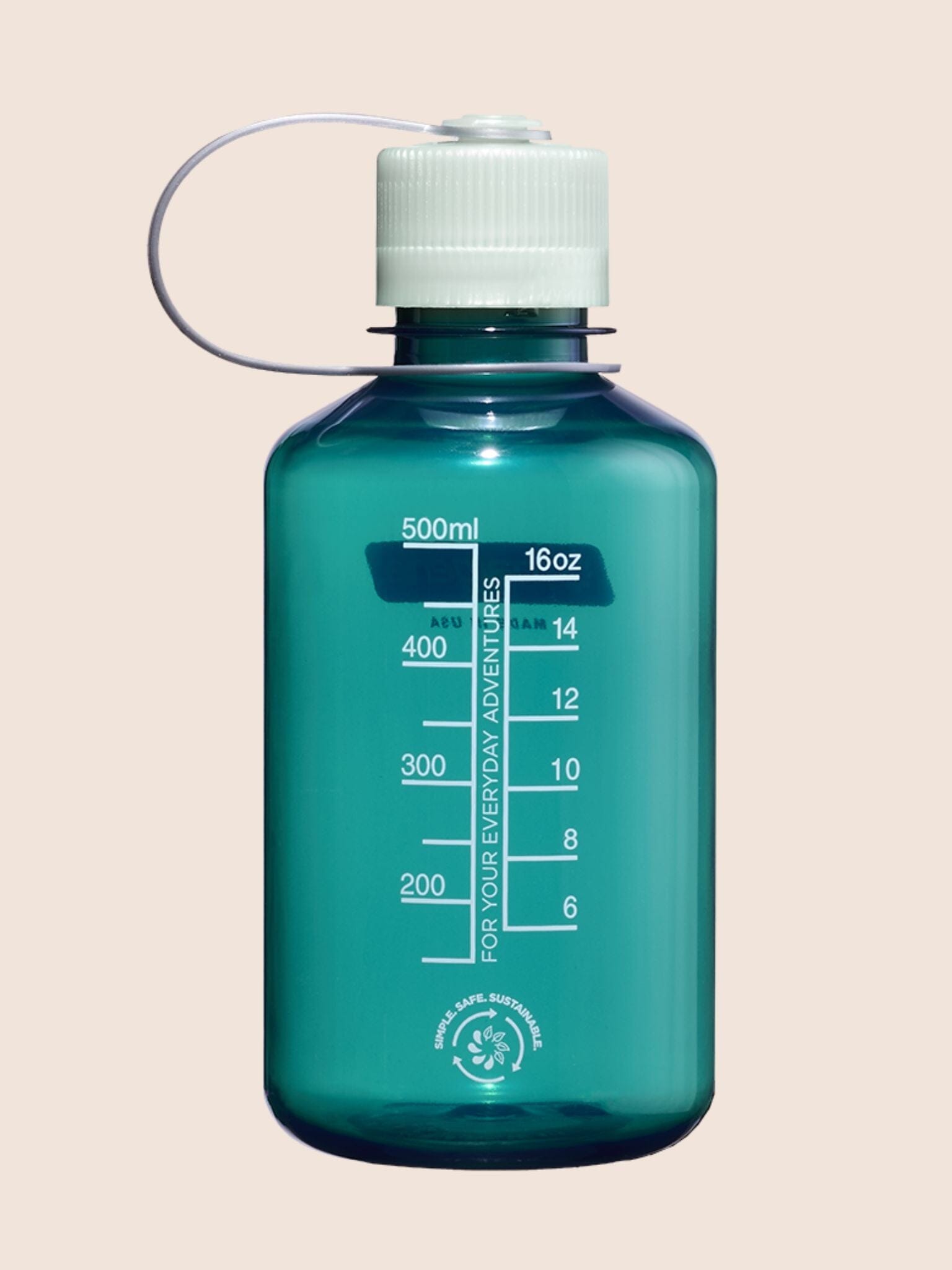 Nalgene Narrow Mouth 0.5L Trout Green Tritan Bottle Accessories- Gandys