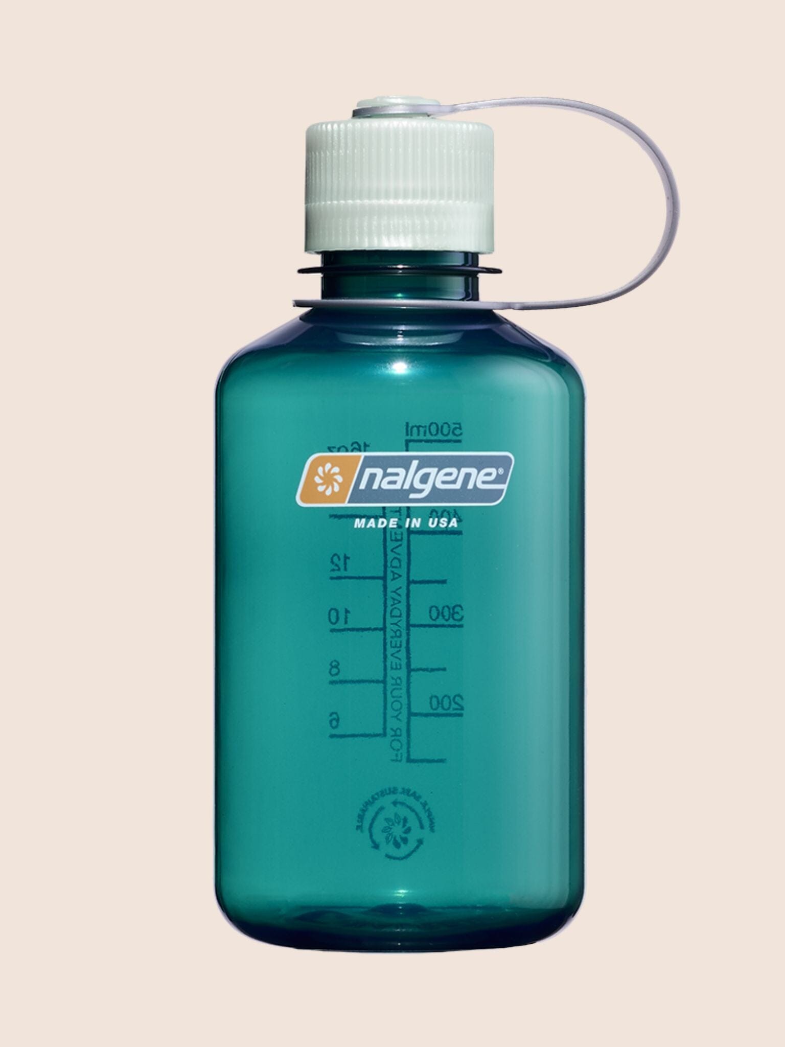 Nalgene Narrow Mouth 0.5L Trout Green Tritan Bottle Accessories- Gandys