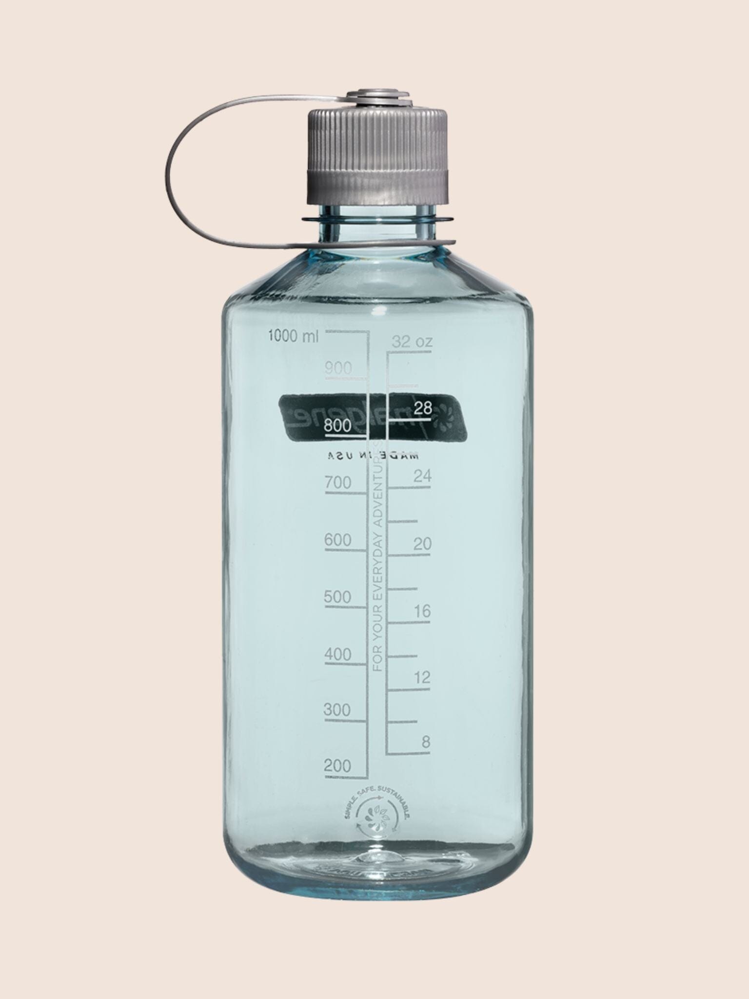 Nalgene Narrow Mouth 1L Sea Foam Tritan Bottle Accessories- Gandys