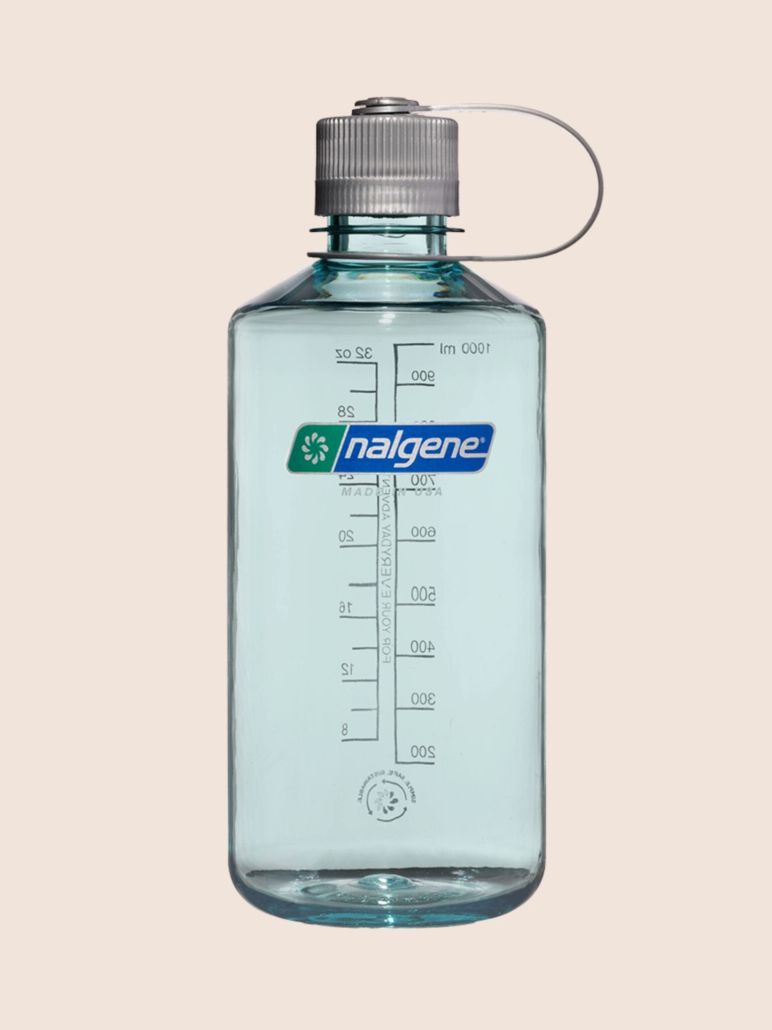 Nalgene Narrow Mouth 1L Sea Foam Tritan Bottle Accessories- Gandys