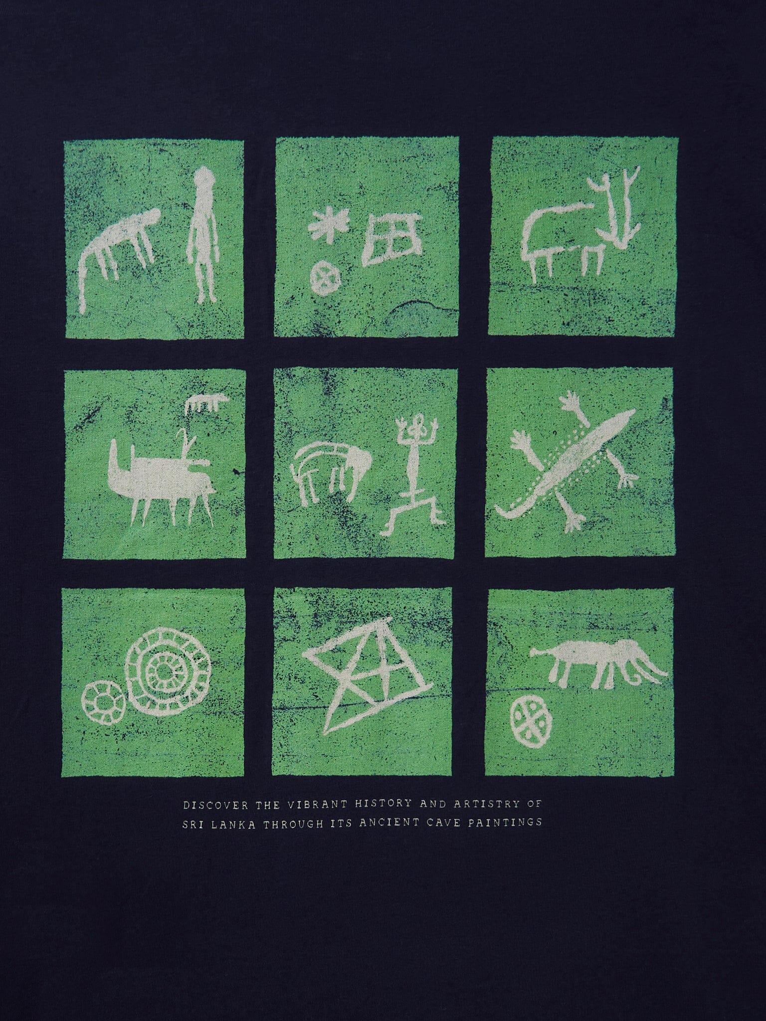 Navy Sri Lanka Campus T-Shirt T-Shirts- Gandys