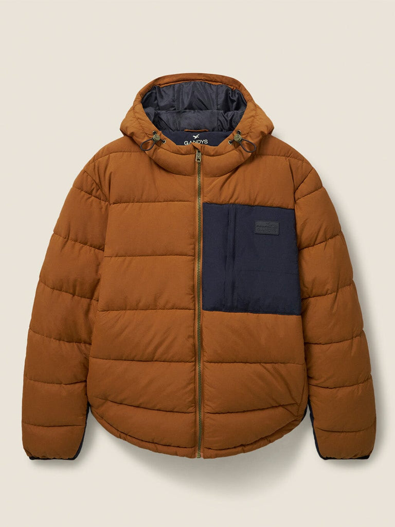 Orange mens puffer jacket online