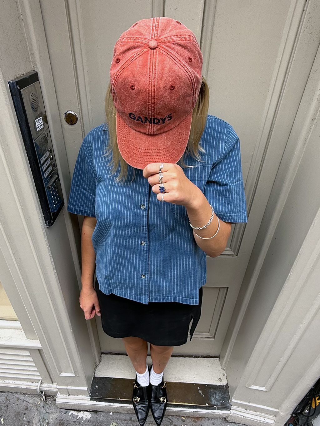 Orange Gandys Embroidered Cap Accessories- Gandys