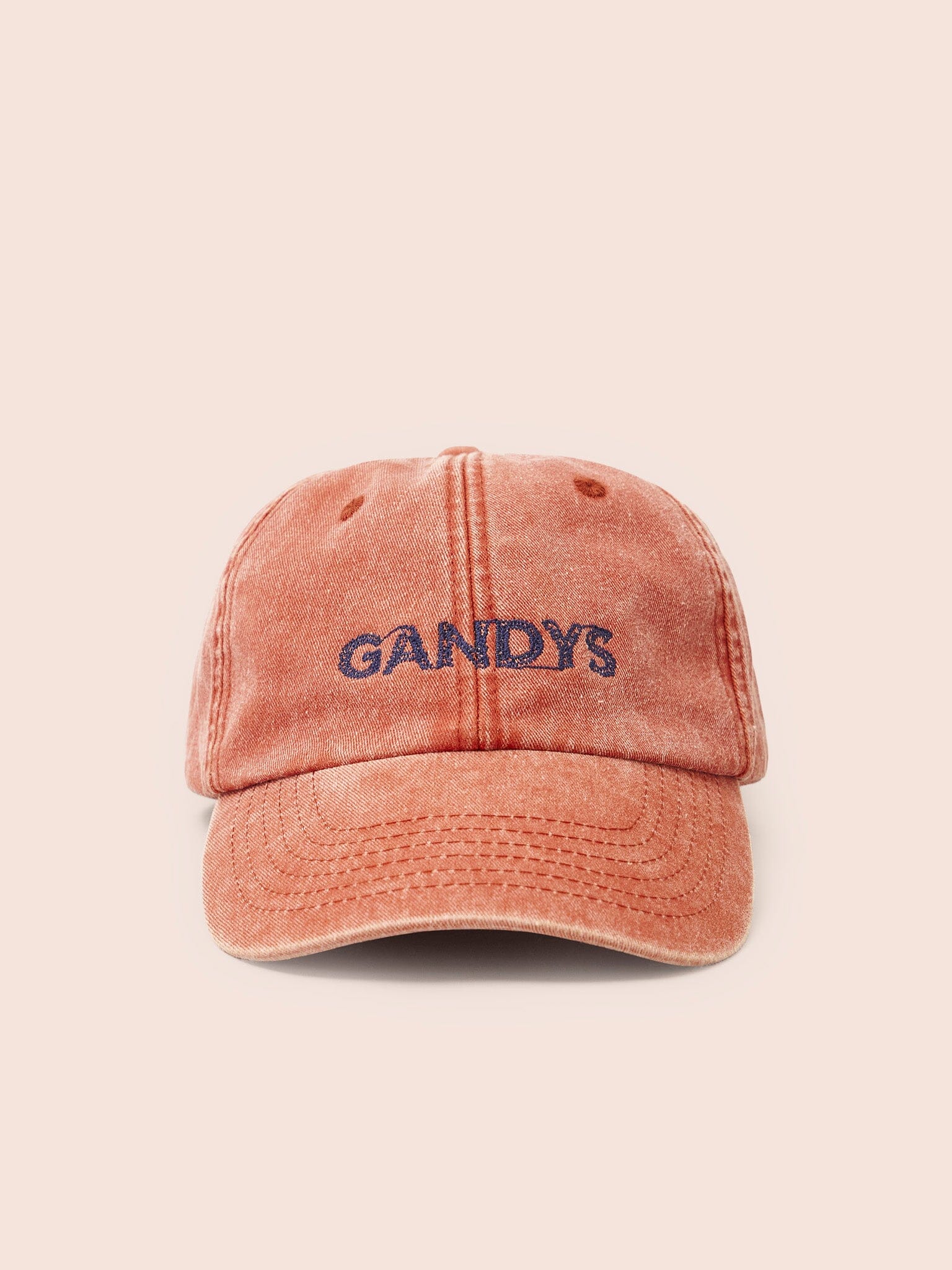 Orange Gandys Embroidered Cap Accessories- Gandys
