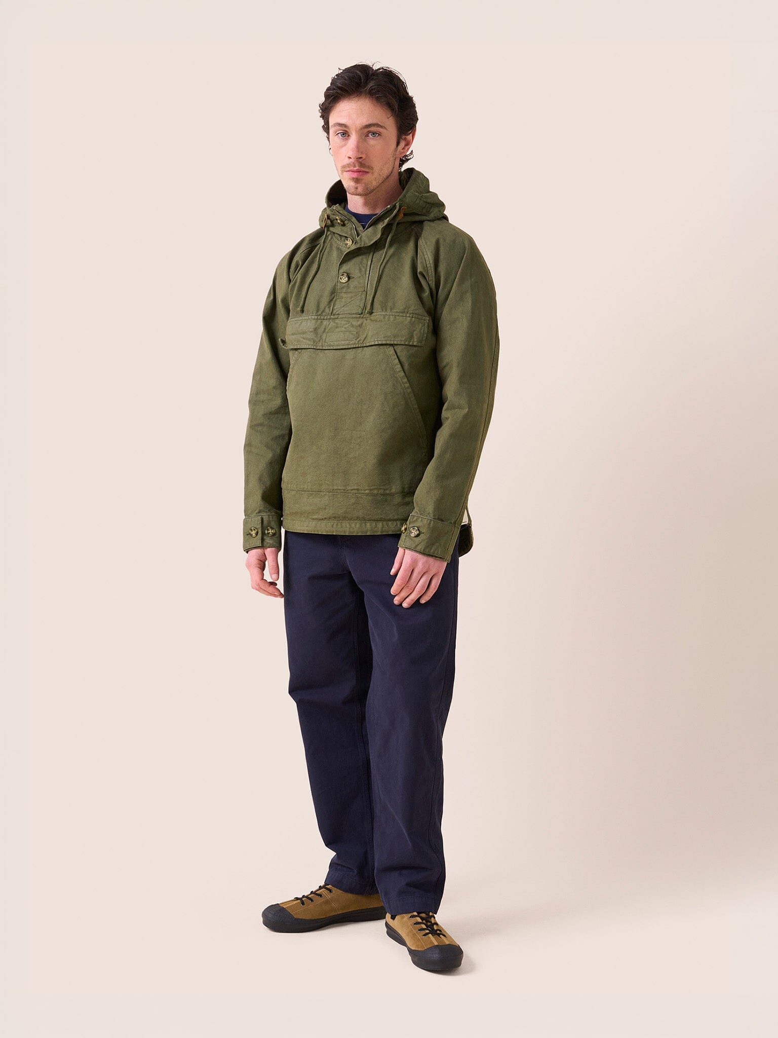 Oslo Cotton Overhead Parka Jacket Outerwear- Gandys