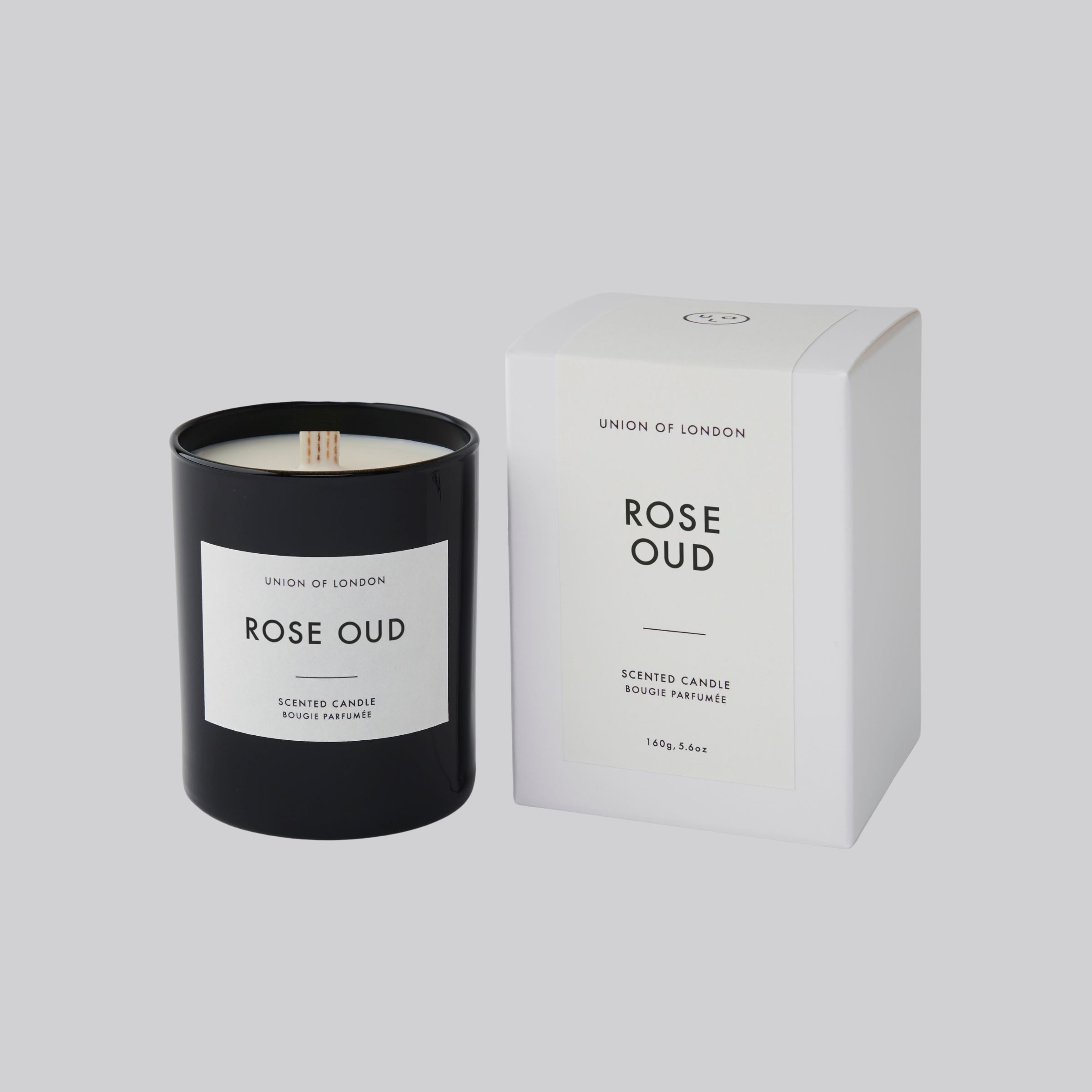 Union of London Candle - Rose Oud - Black Accessories- Gandys