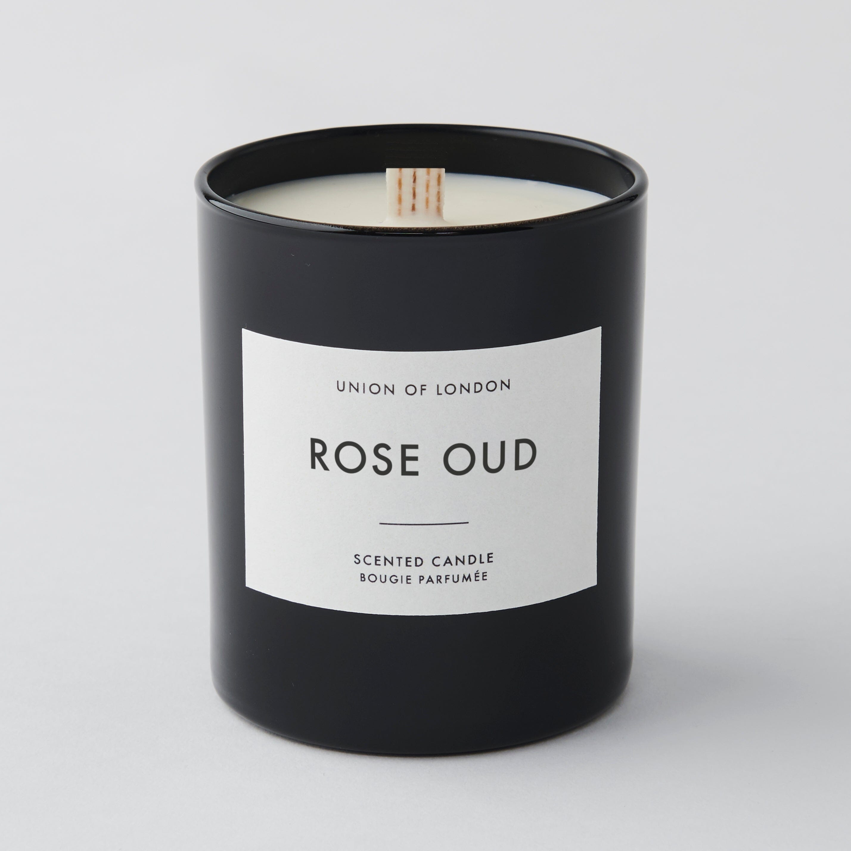 Union of London Candle - Rose Oud - Black Accessories- Gandys