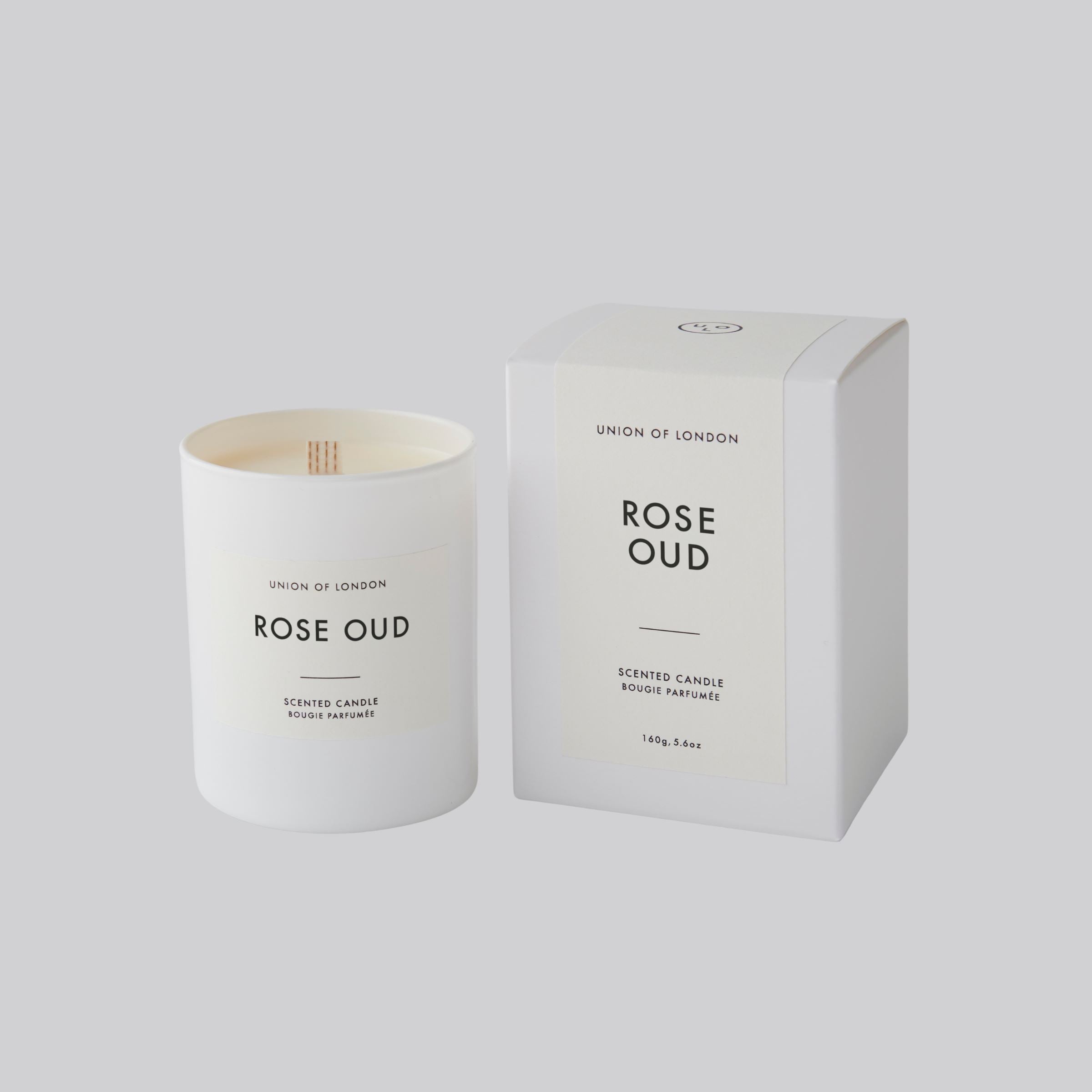 Union of London Candle - Rose Oud - White Accessories- Gandys