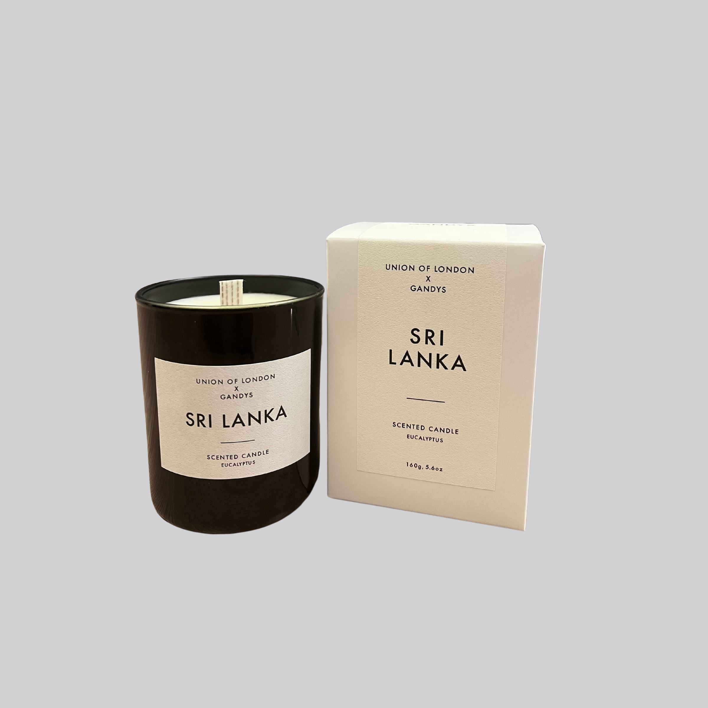Union of London Candle - Sri Lanka - Black Accessories- Gandys