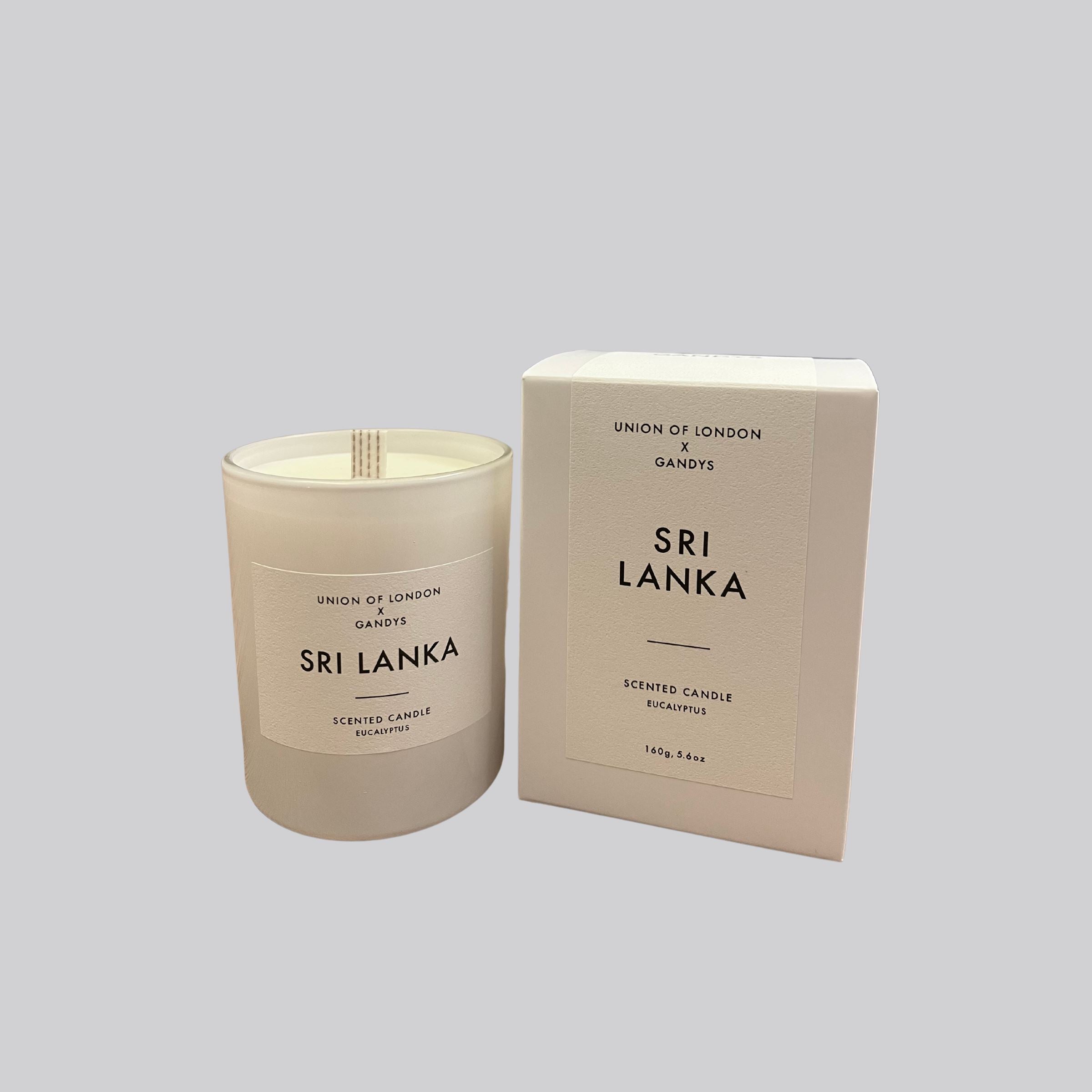 Union of London Candle - Sri Lanka - White Accessories- Gandys