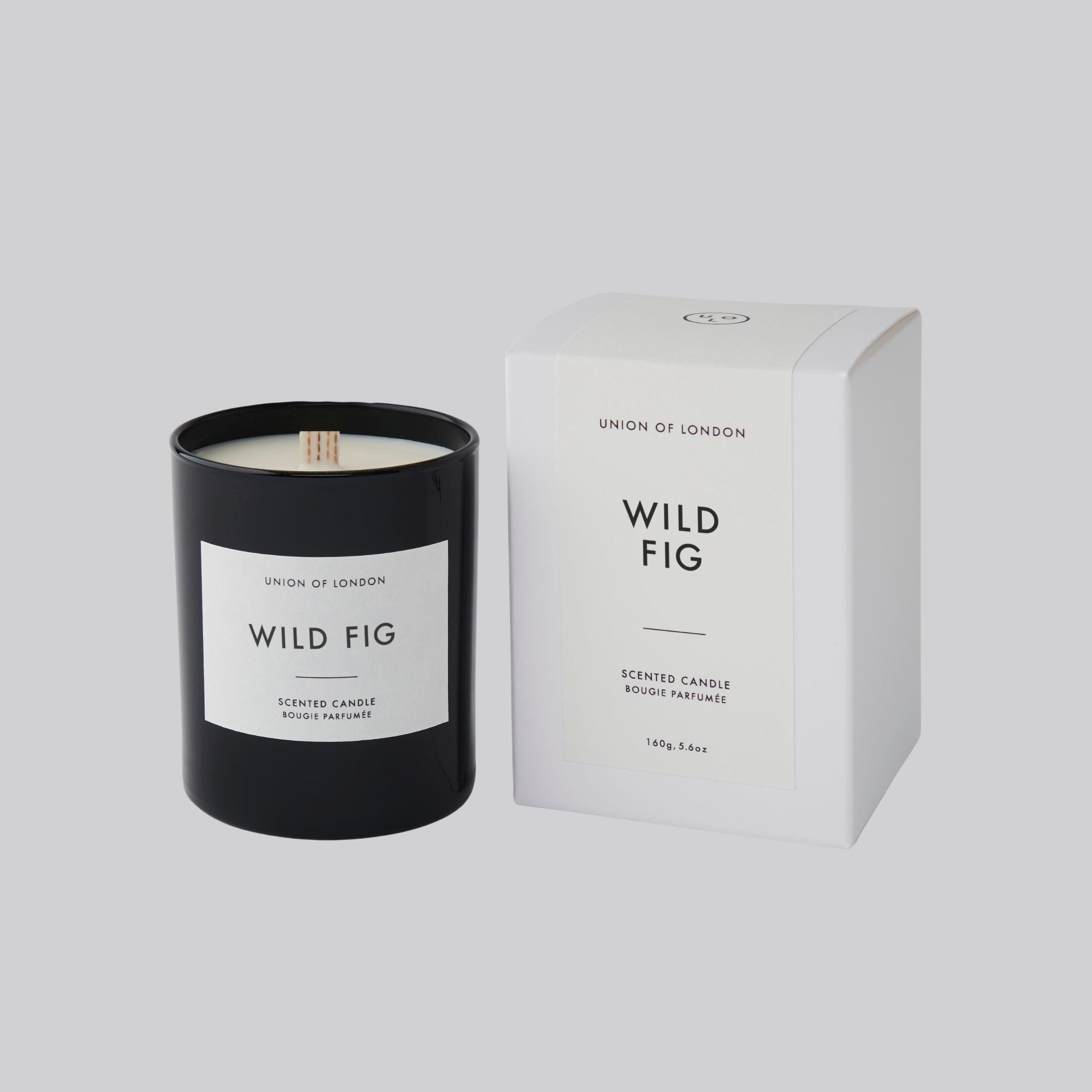 Union of London Candle - Wild Fig - Black Accessories- Gandys