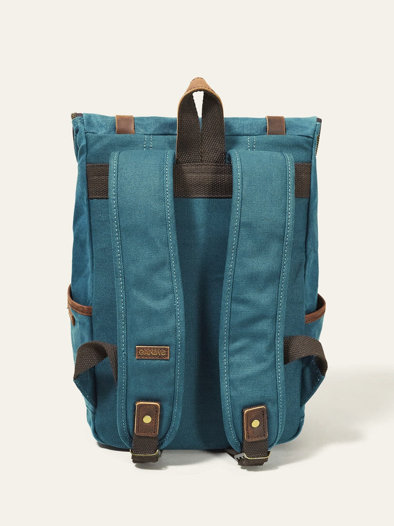 Stylish Waxed Canvas Diaper Bag Backpack