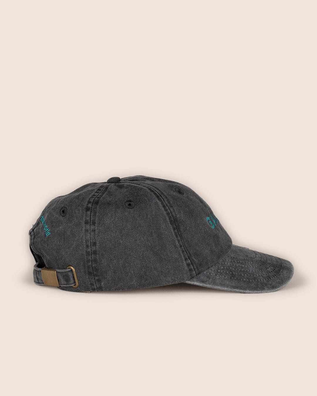 Aker Organic Cotton Vintage Wash Cap Black Accessories- Gandys