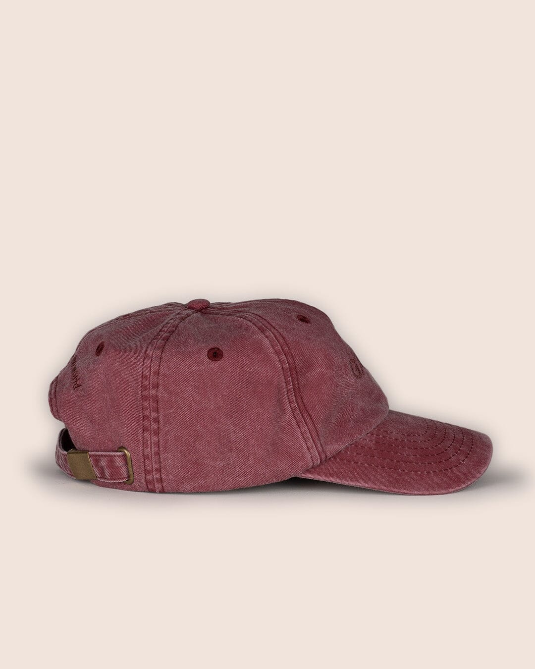 Aker Organic Cotton Vintage Wash Cap in Red Accessories- Gandys