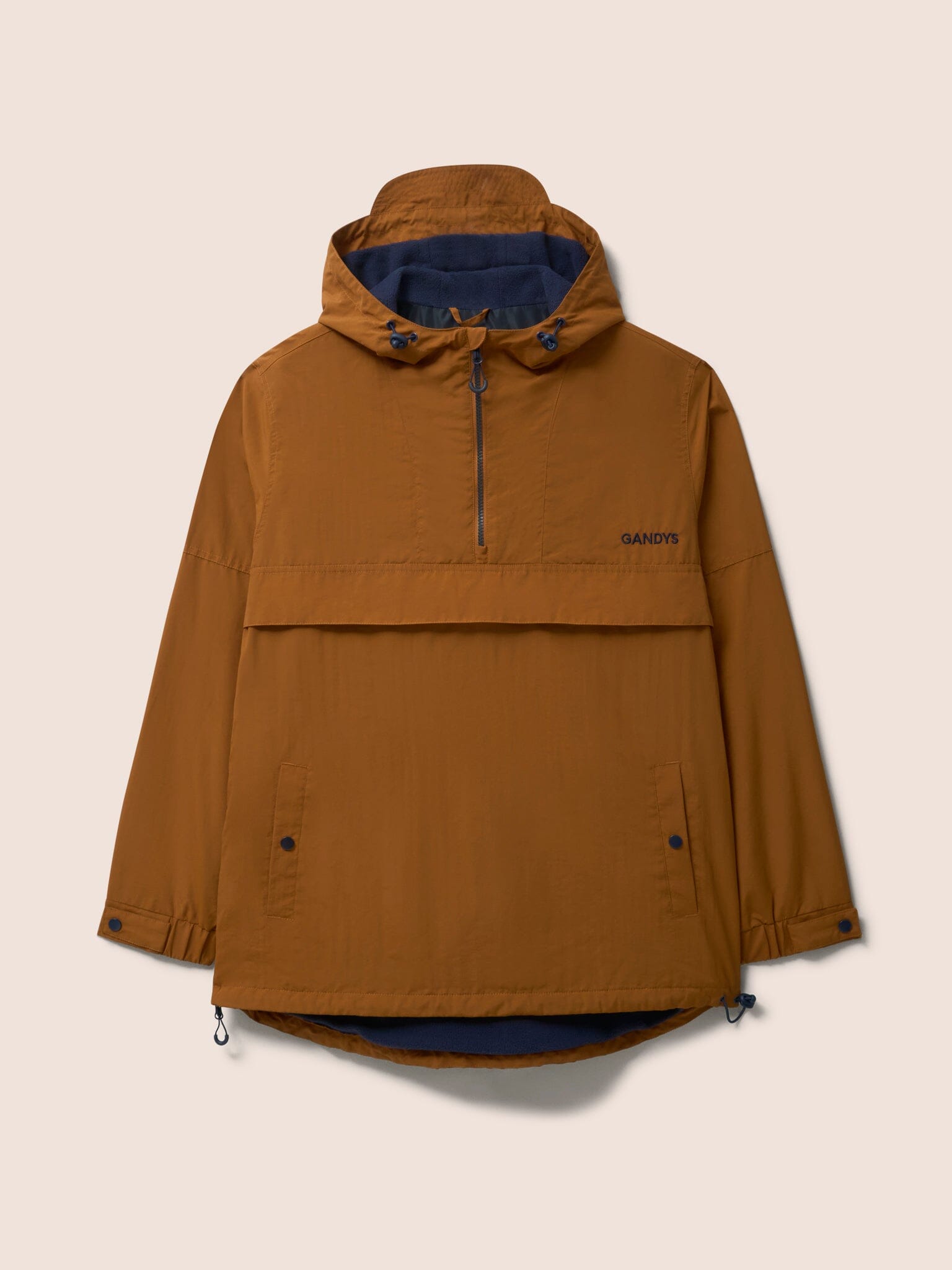 Alberta Water Resistant Overhead in Orange Outerwear- Gandys