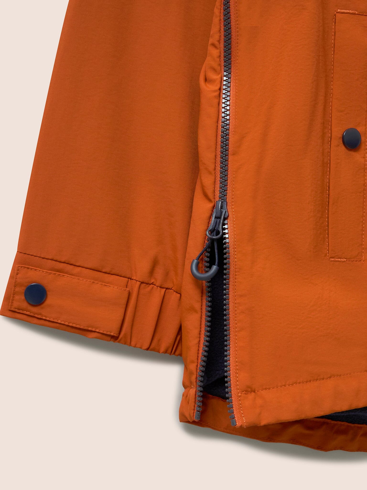 Alberta Water Resistant Overhead Jacket in Orange Outerwear- Gandys