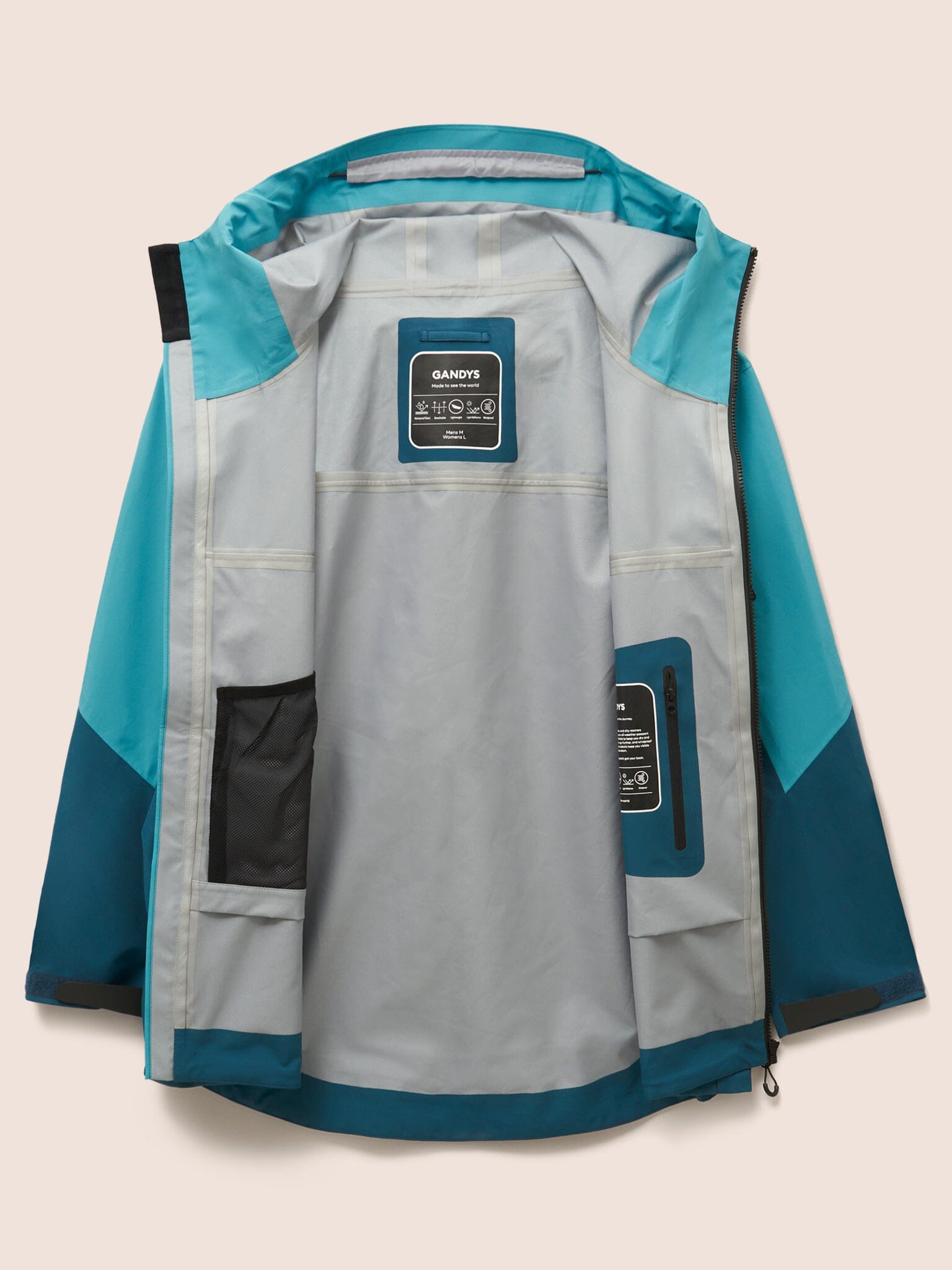 Argyle Waterproof Multi Pocket Jacket Outerwear- Gandys