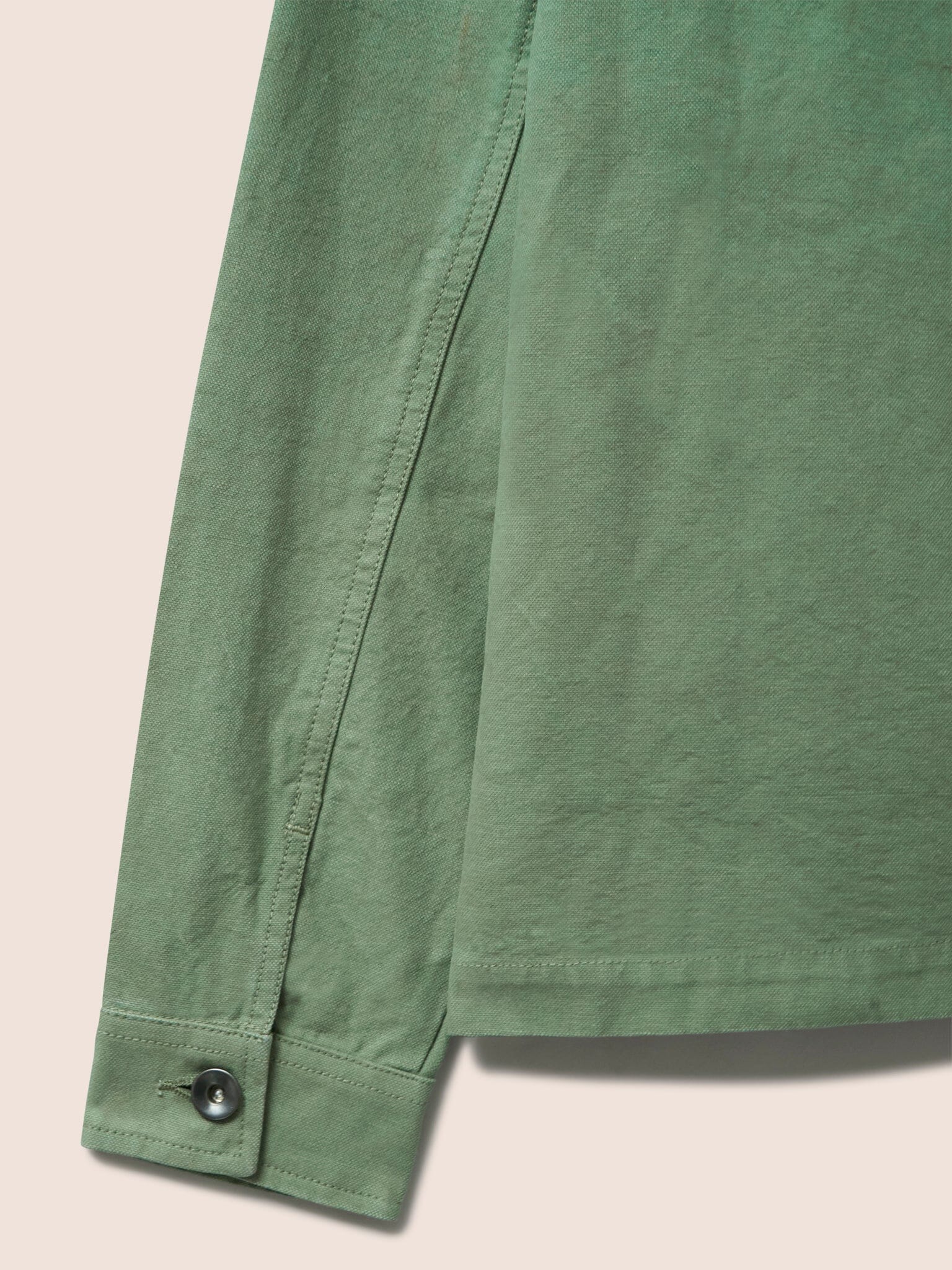 Avignon Cotton Pocket Chore Jacket in Green Outerwear- Gandys