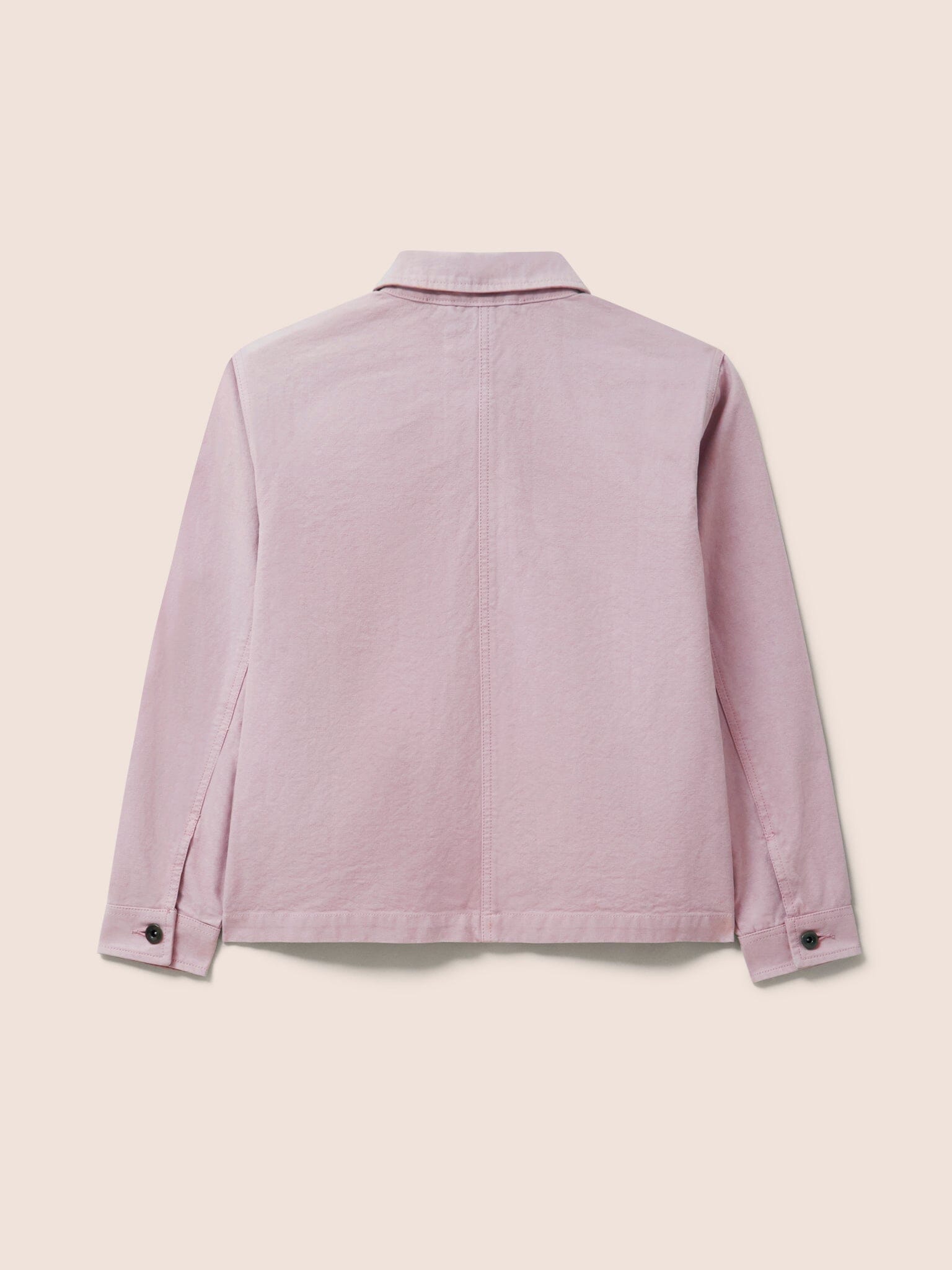 Avignon Cotton Pocket Chore Jacket in Pink Outerwear- Gandys