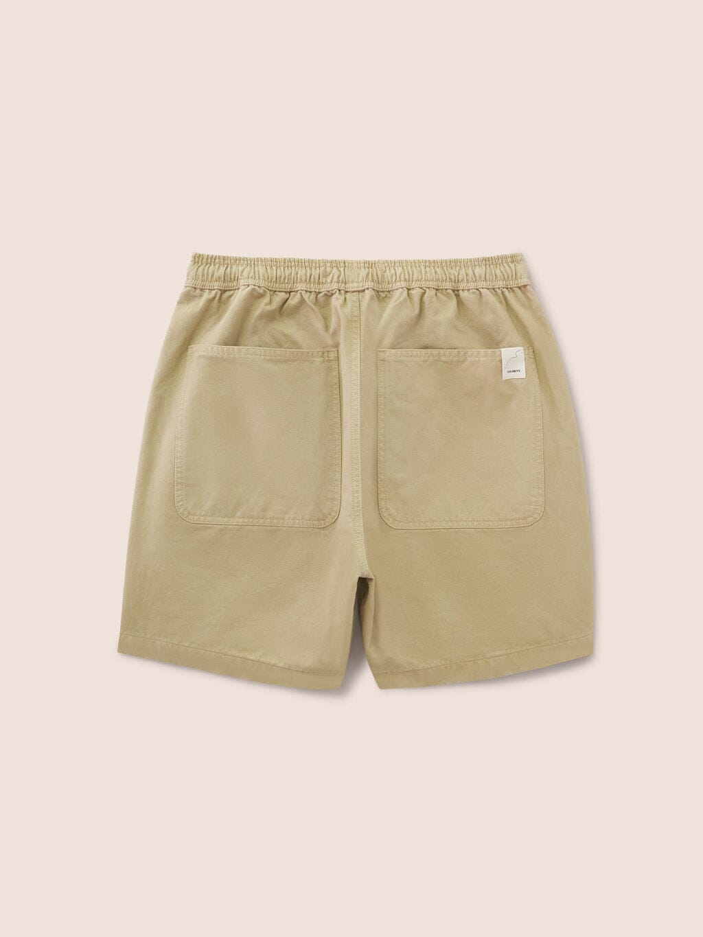 Beige Sahara Drawcord Shorts Bottoms- Gandys