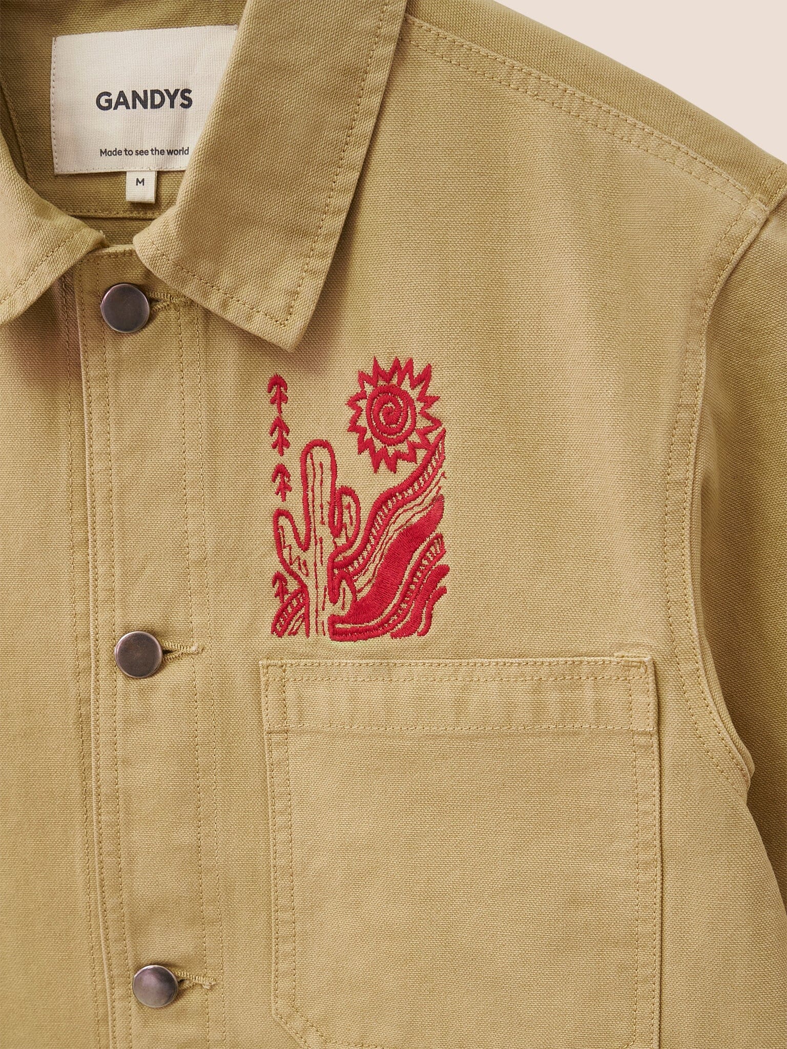 Beige Tecopa Chore Jacket - Gandys