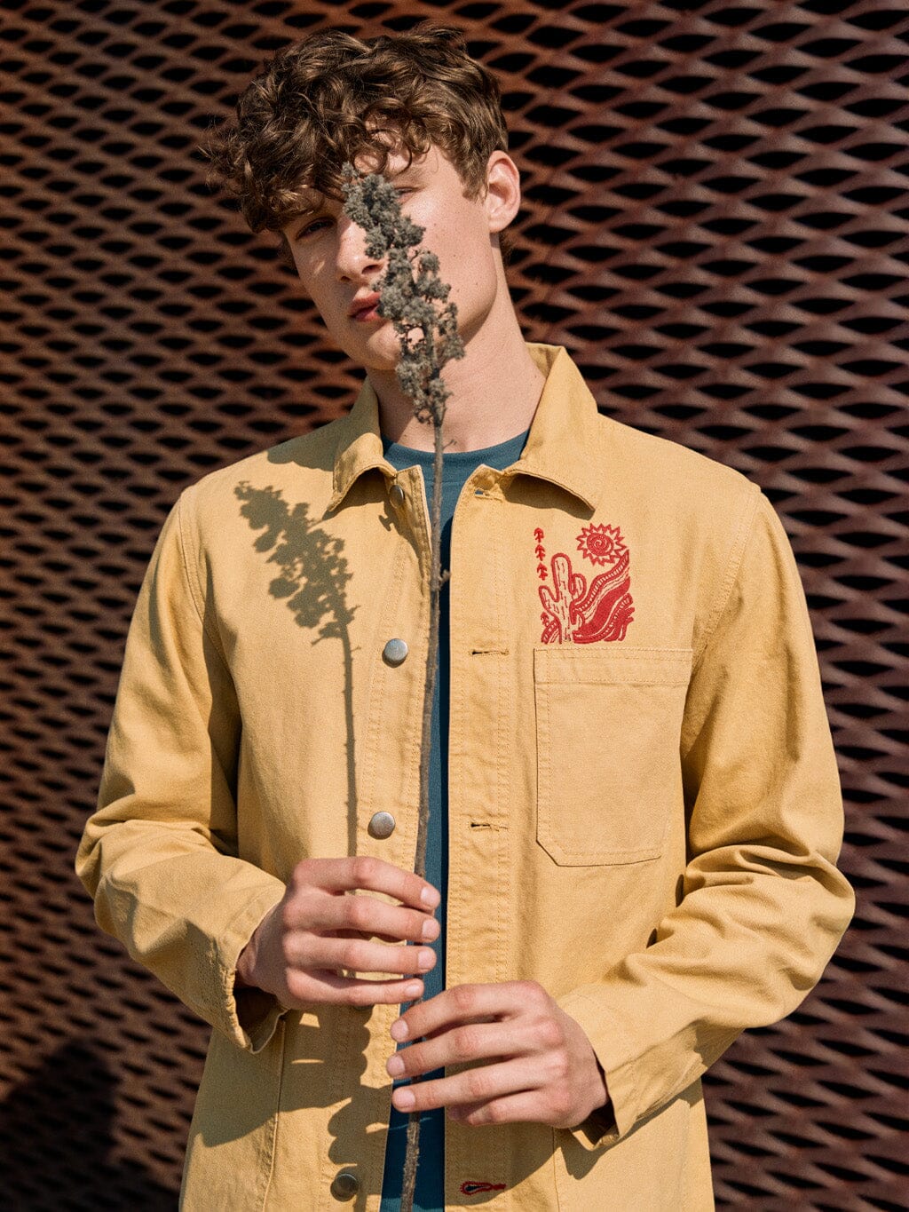 Beige Tecopa Chore Jacket - Gandys