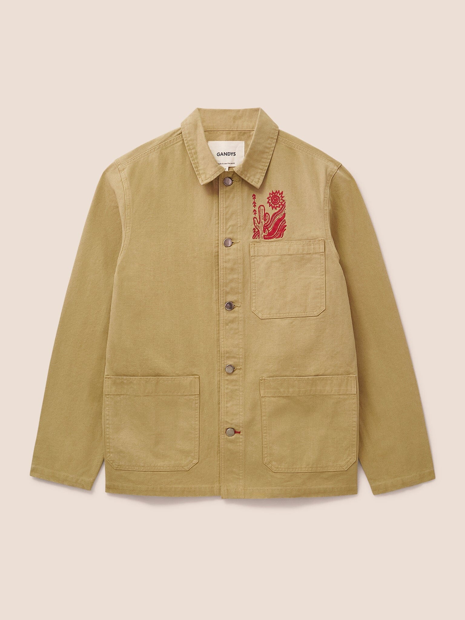 Beige Tecopa Chore Jacket - Gandys