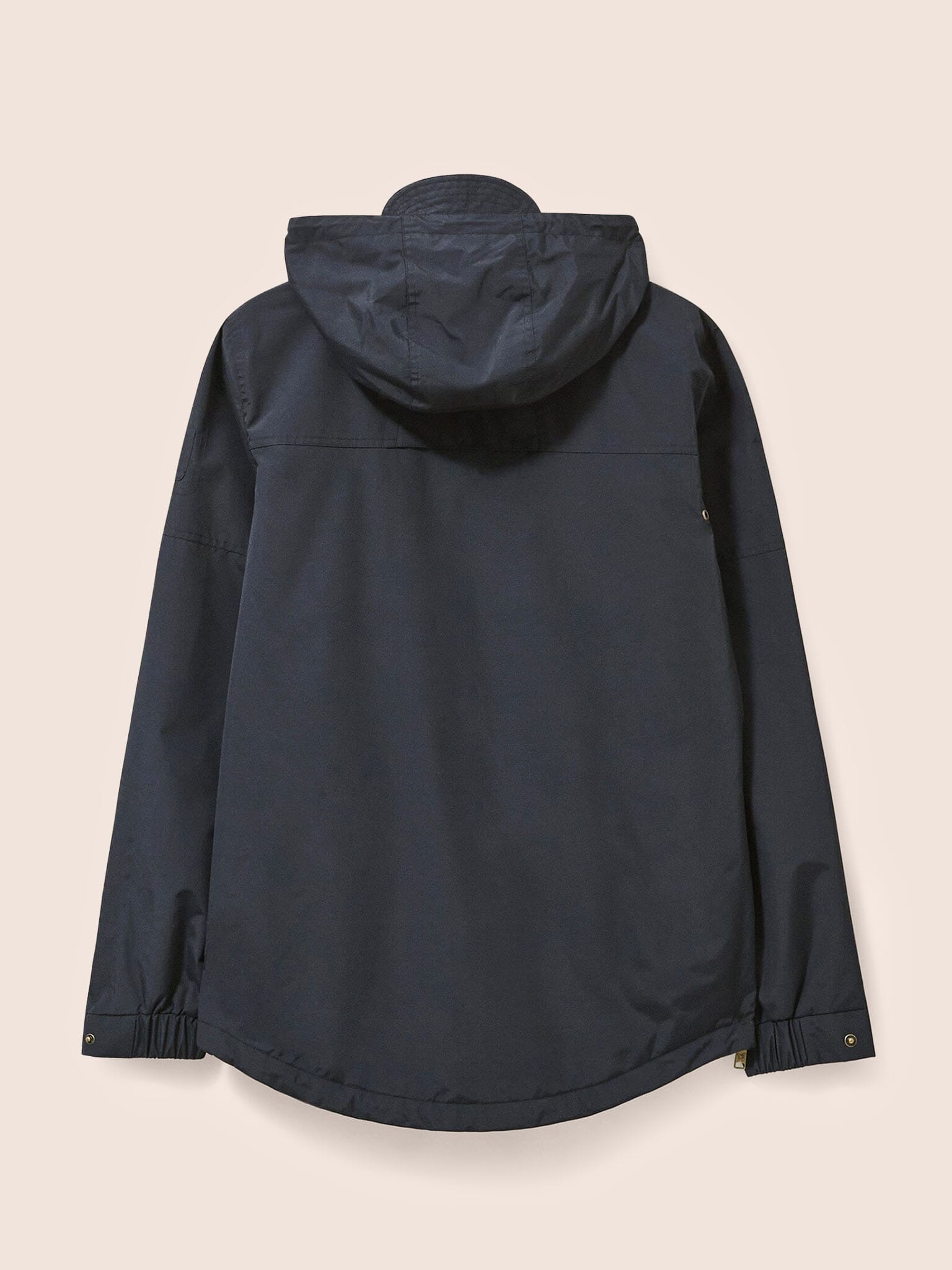 Black Alberta Fleece Lined Overhead Jacket Outerwear- Gandys