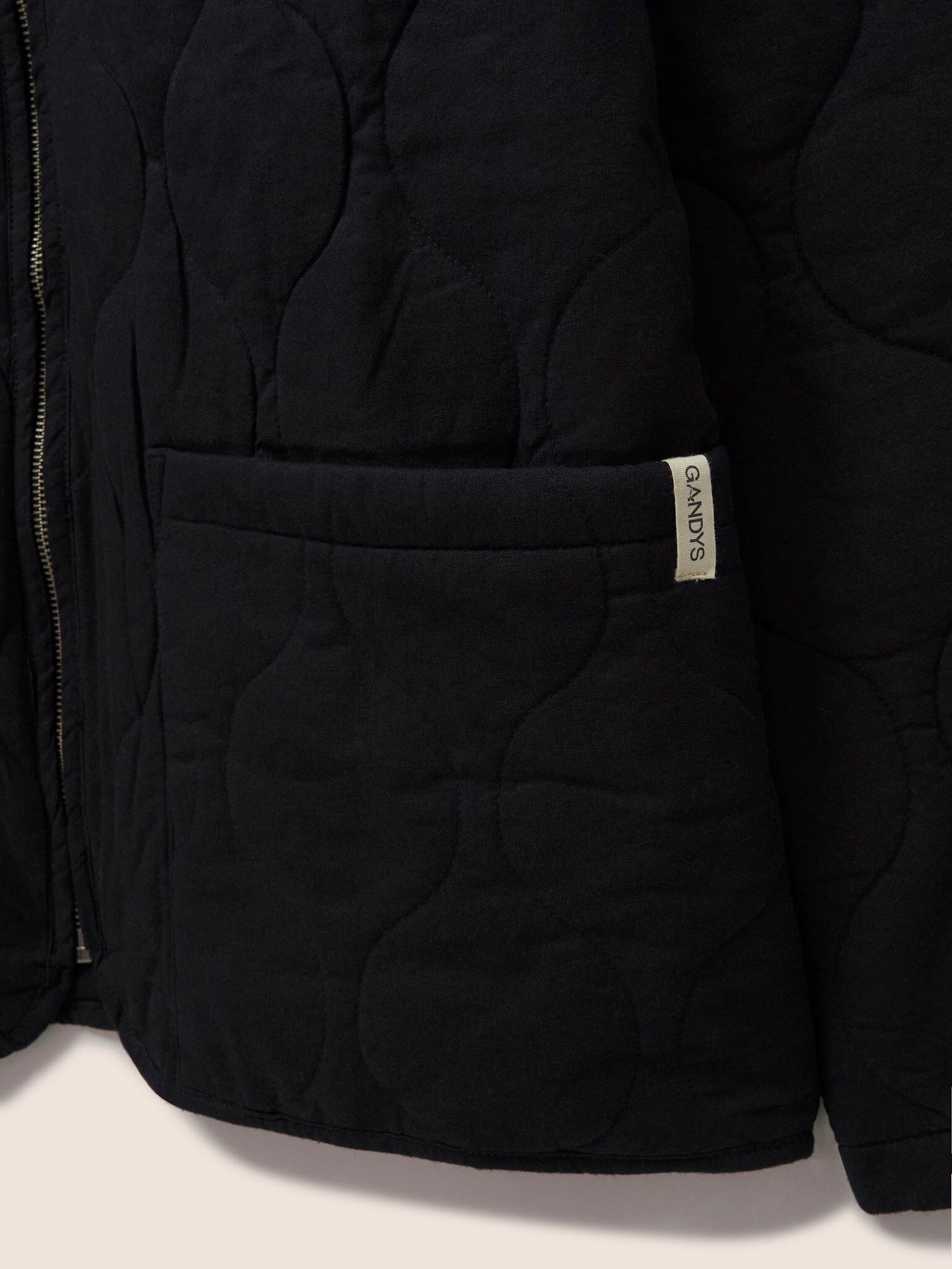 Black Broadway Quilted Liner Jacket Outerwear- Gandys