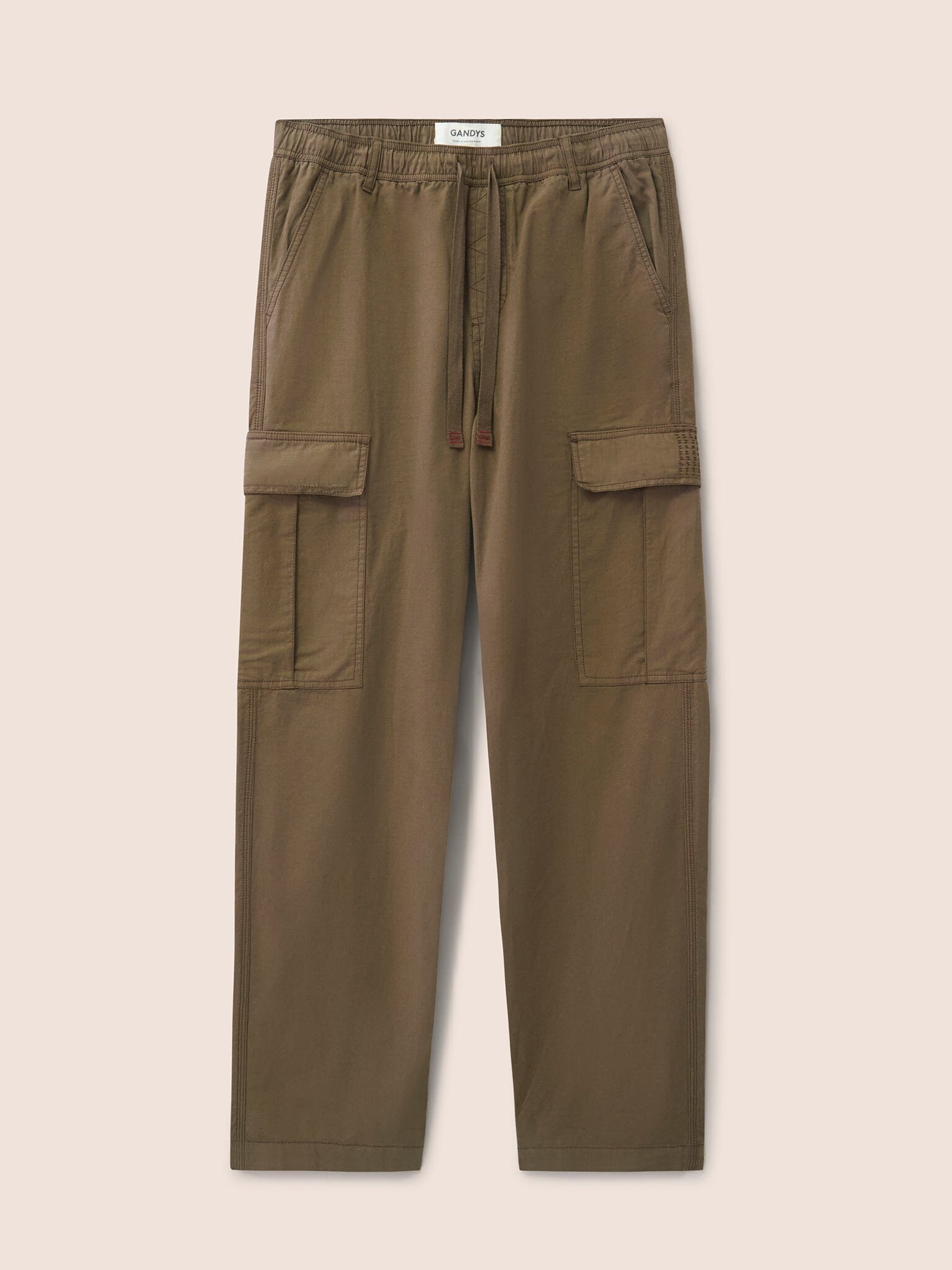 Black Nagpur Cargo Trousers Bottoms- Gandys