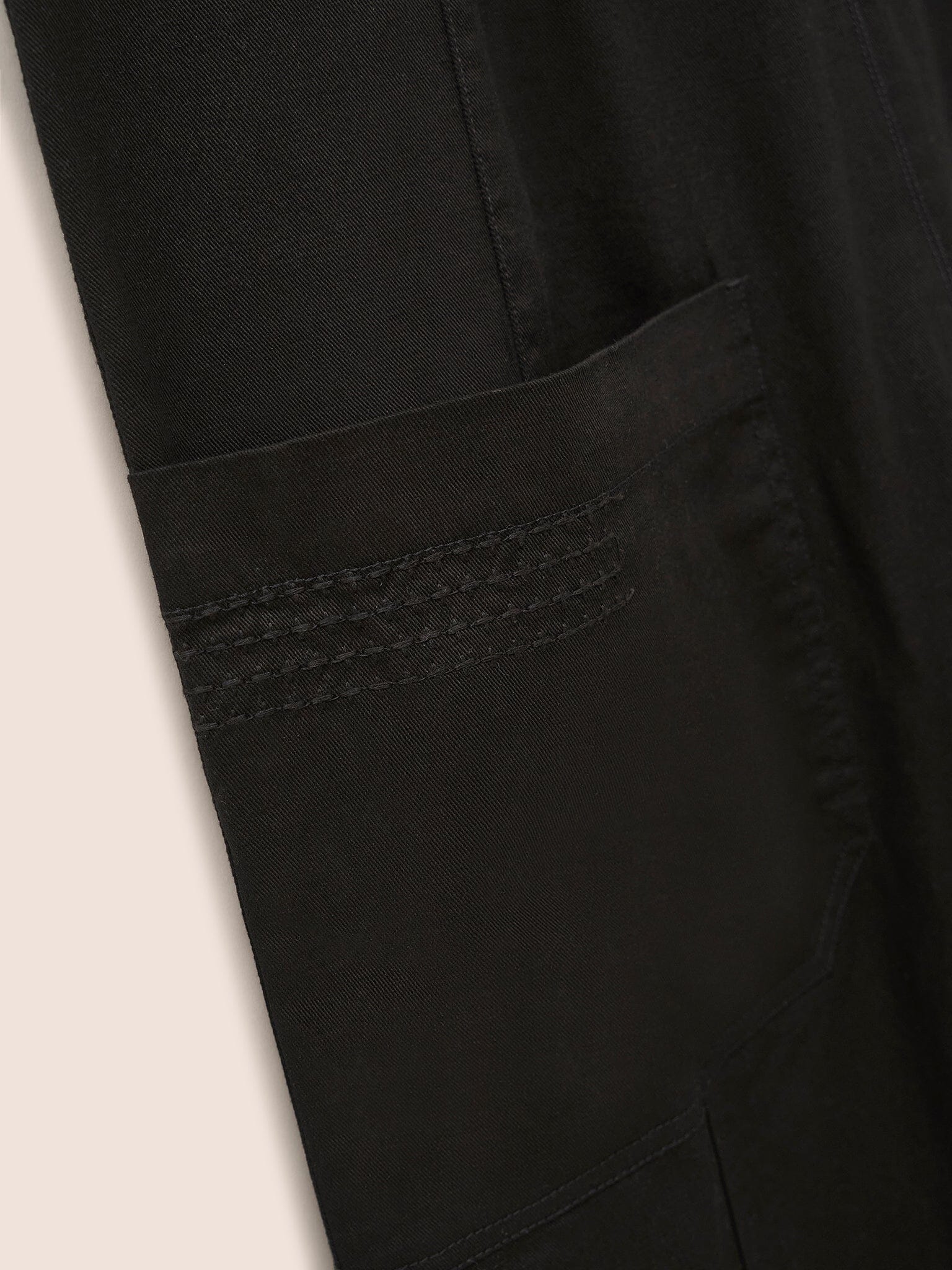 Black Steephill Dungaree Bottoms- Gandys