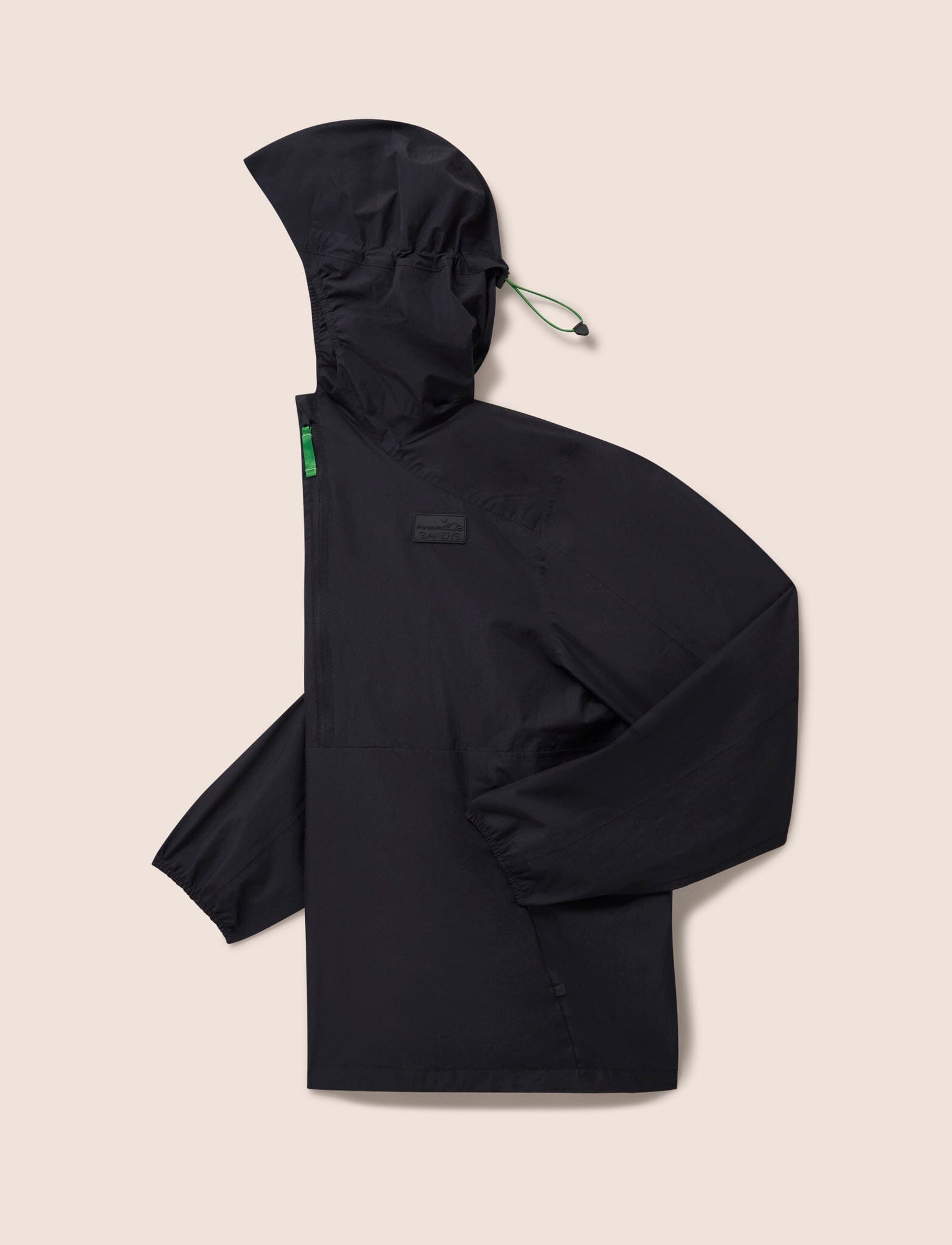 Black Taupo Windbreaker Jacket Outerwear- Gandys