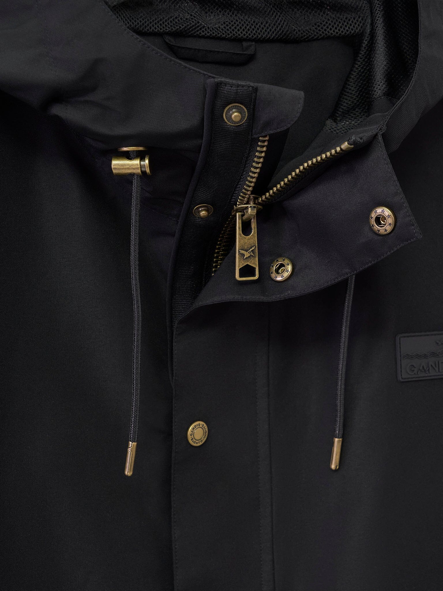 Black Torden Water Resistant Coat Outerwear- Gandys