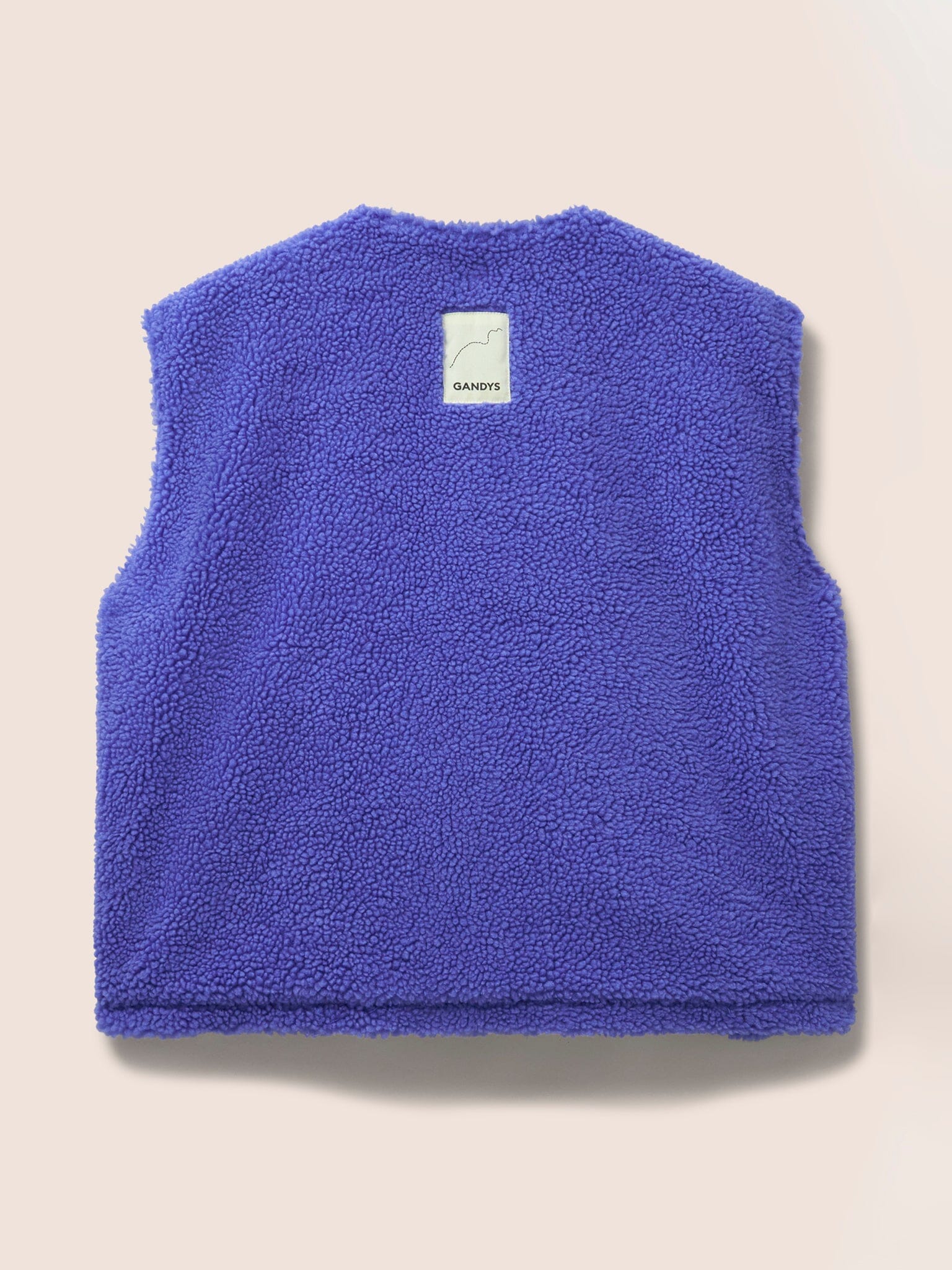 Blue Harlem Fleece Gilet Layering- Gandys