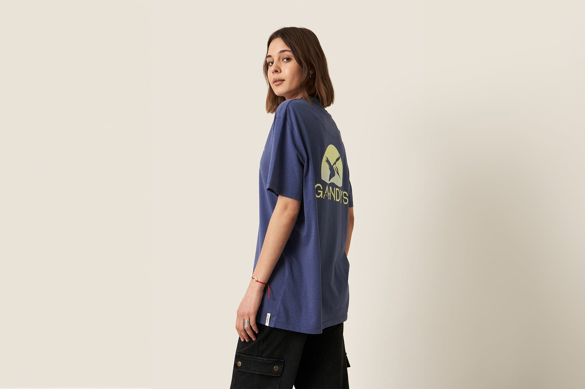 Blue Women's Ombre SS Tee T-Shirts- Gandys