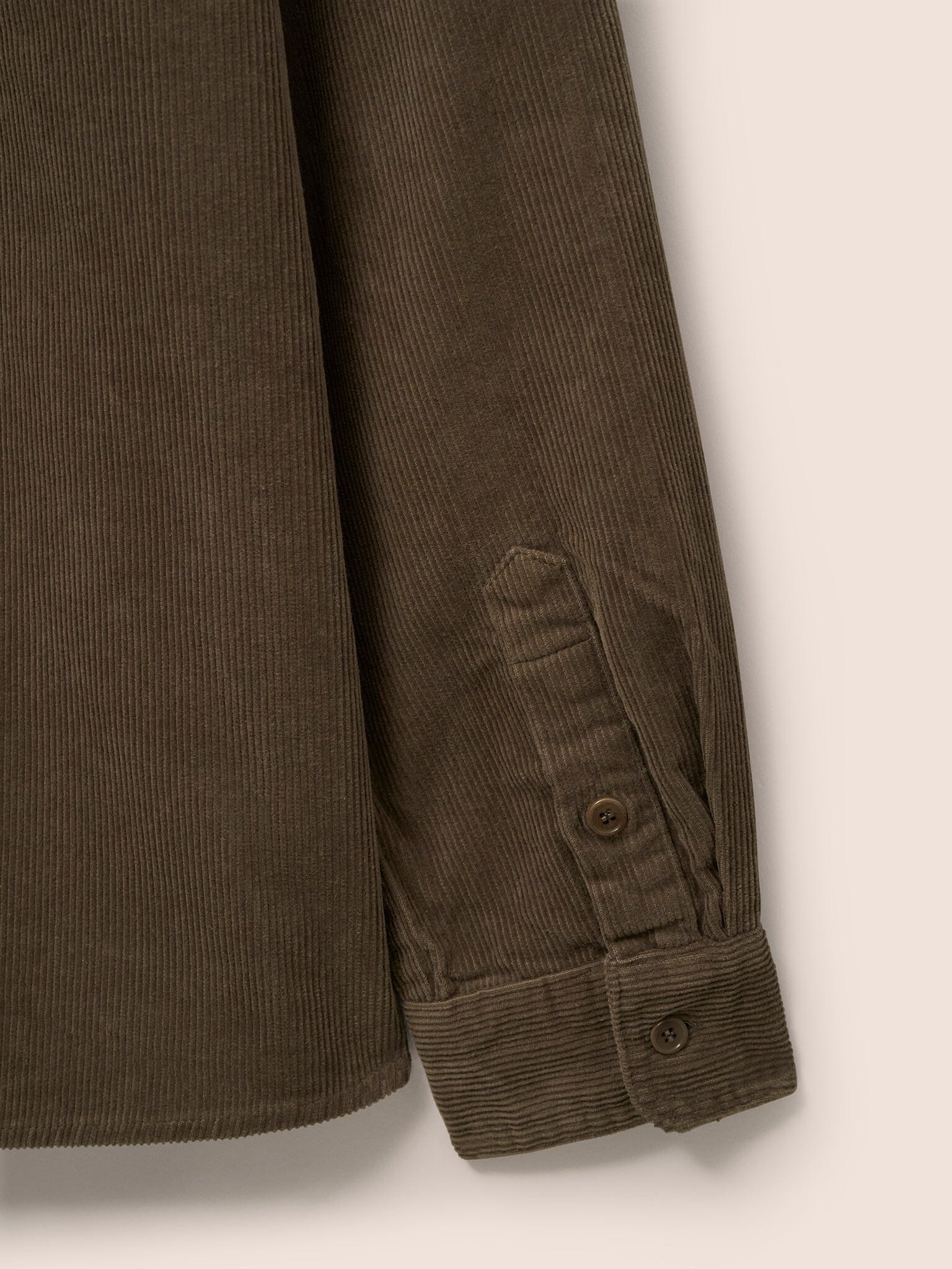 Brown Aspen Cord Shirt Shirts- Gandys